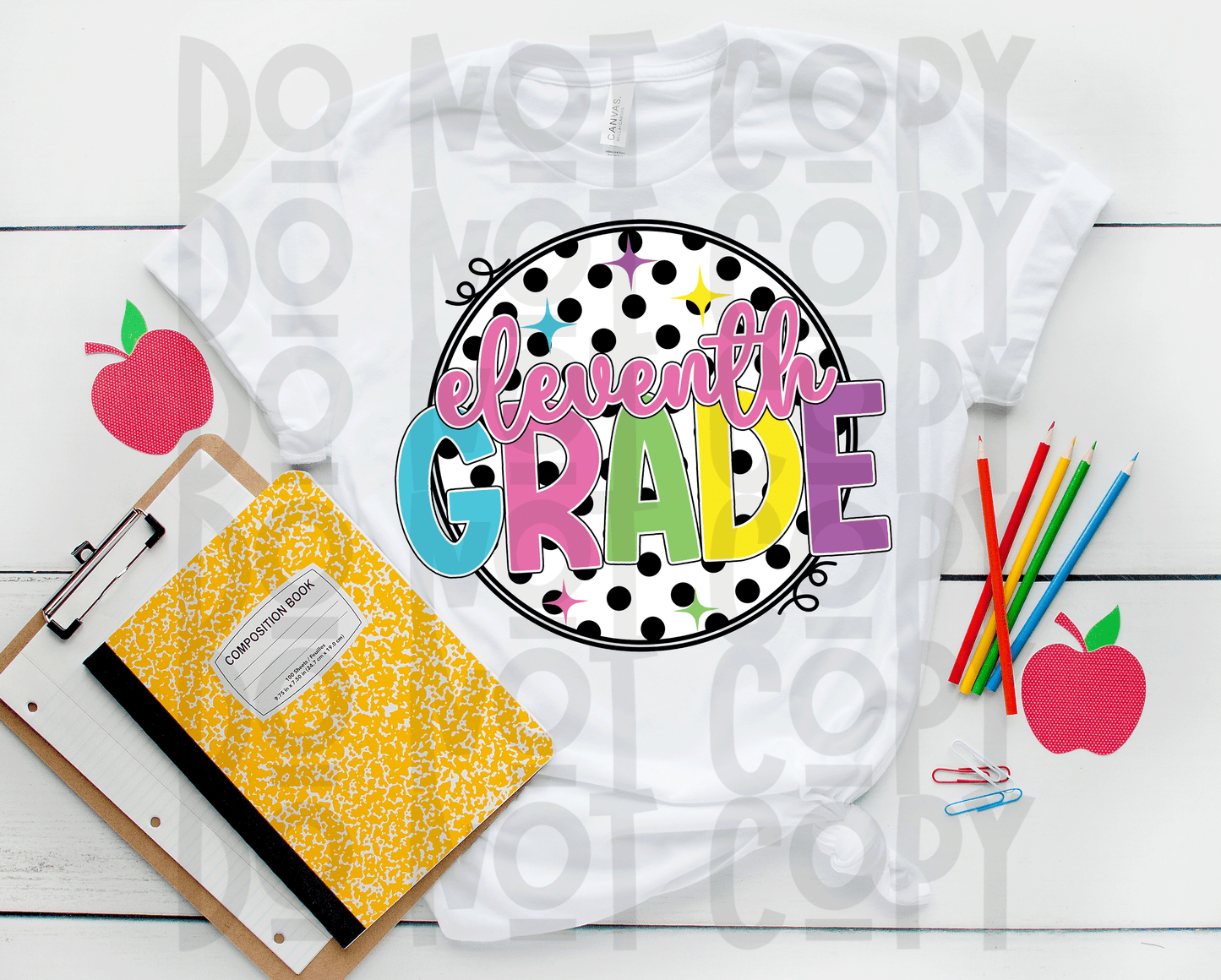 Neon 80s Polka Dot Grade (All grades in this listing in the dropdown)-DTF
