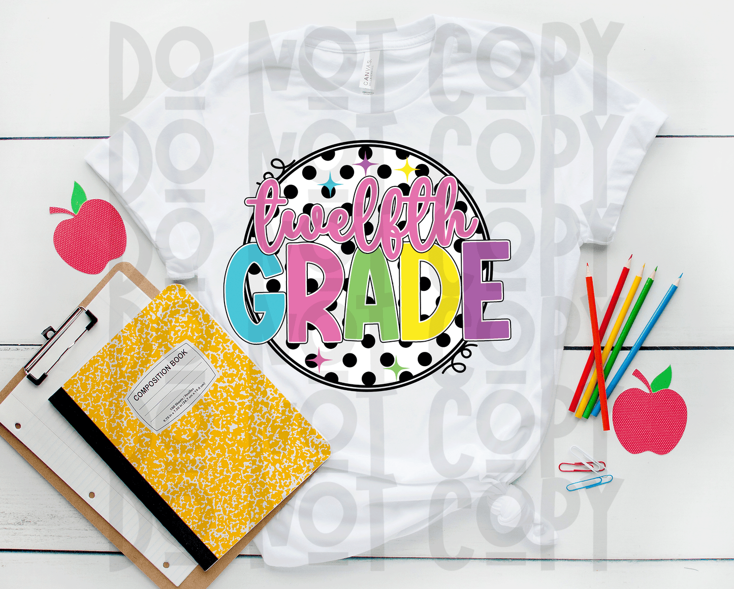 Neon 80s Polka Dot Grade (All grades in this listing in the dropdown)-DTF