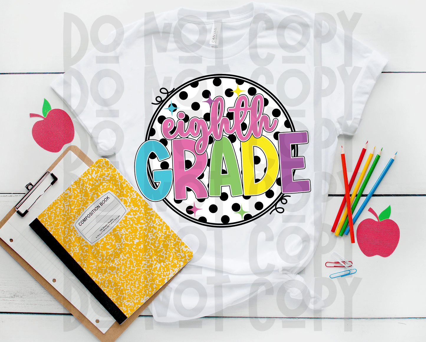 Neon 80s Polka Dot Grade (All grades in this listing in the dropdown)-DTF