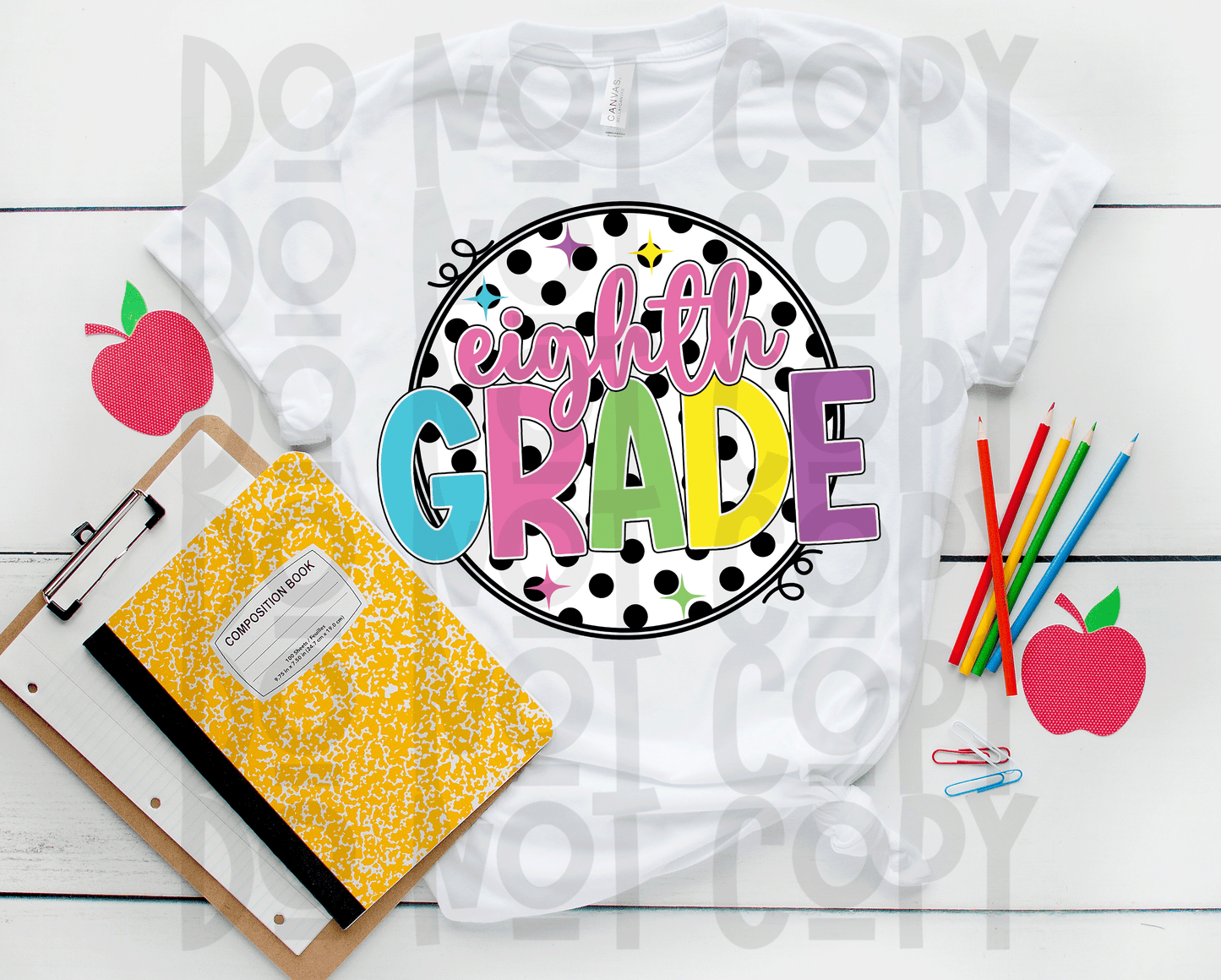 Neon 80s Polka Dot Grade (All grades in this listing in the dropdown)-DTF