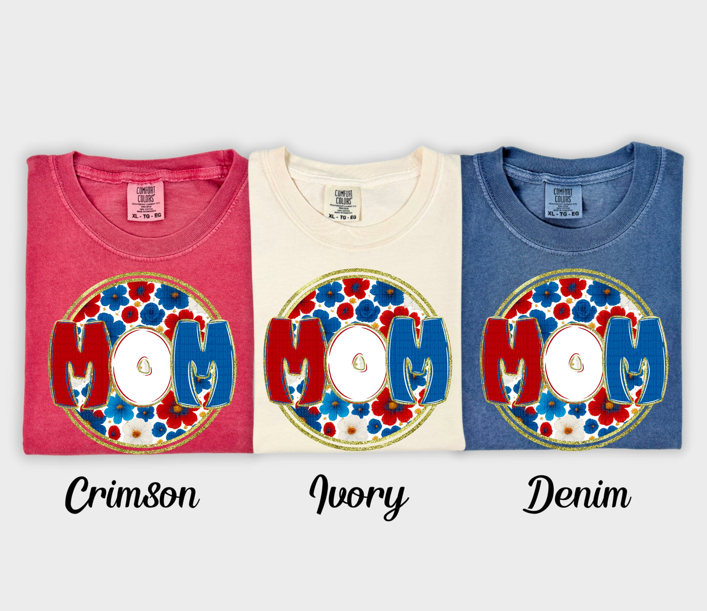 Floral 4th of July (dropdown)-DTF&UV