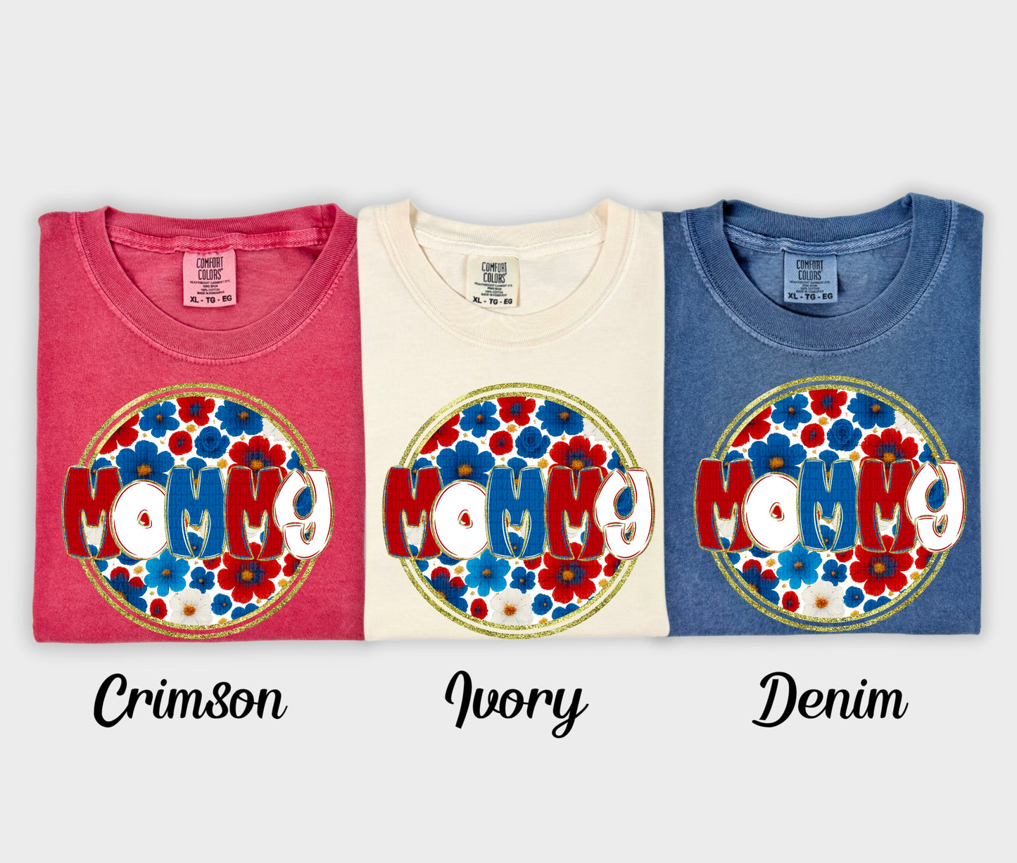 Floral 4th of July (dropdown)-DTF&UV