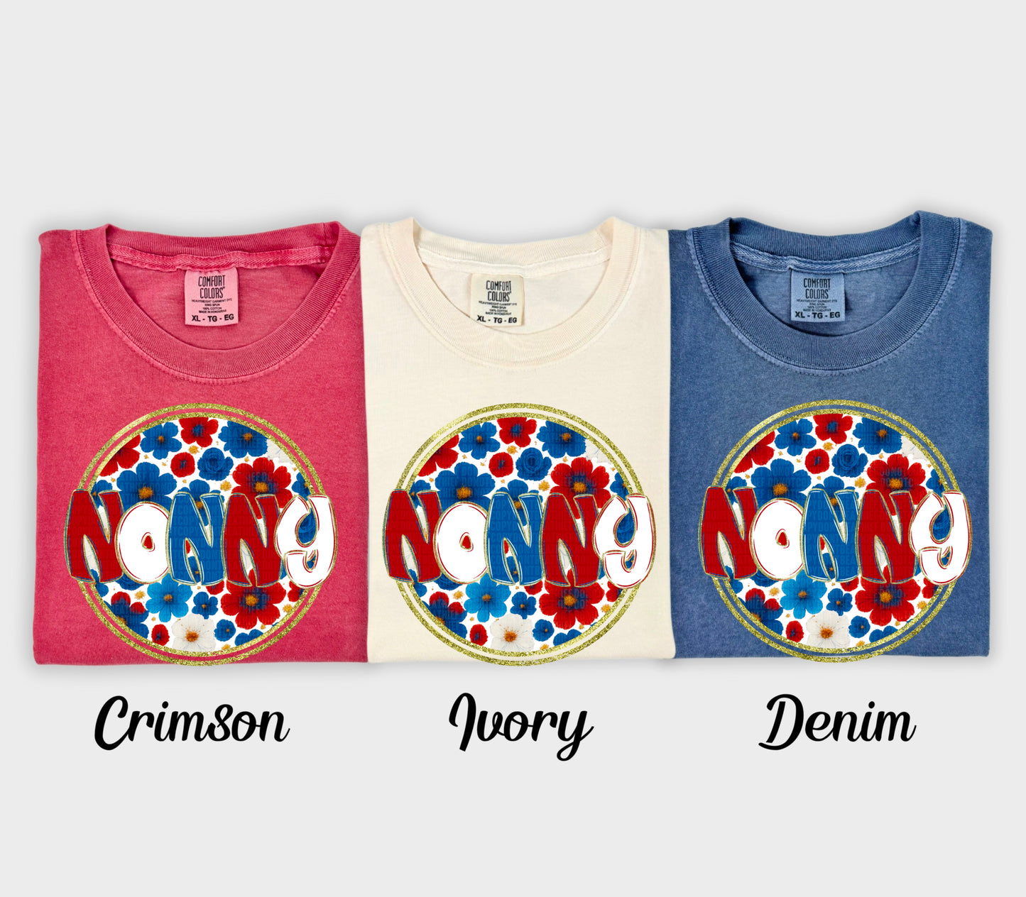 Floral 4th of July (dropdown)-DTF&UV