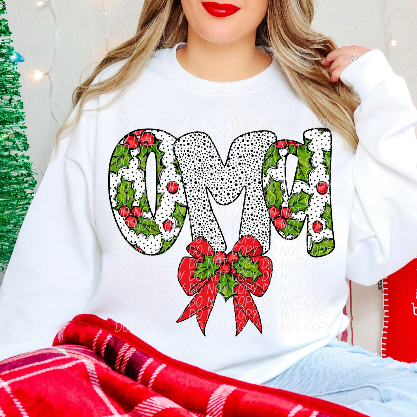 Holly Dot Names (DROPDOWN)-DTF&UV