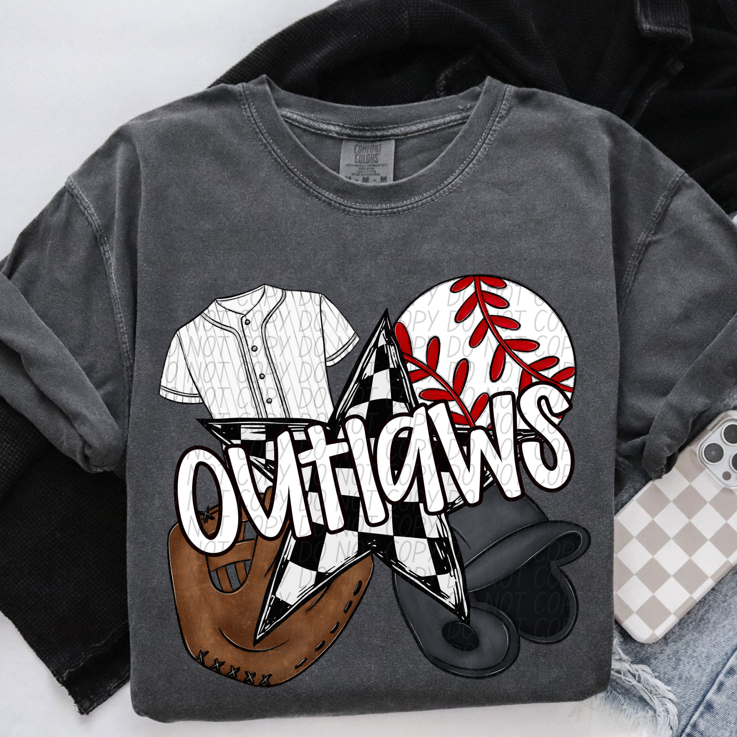 Baseball Mascots (Dropdown)-DTF