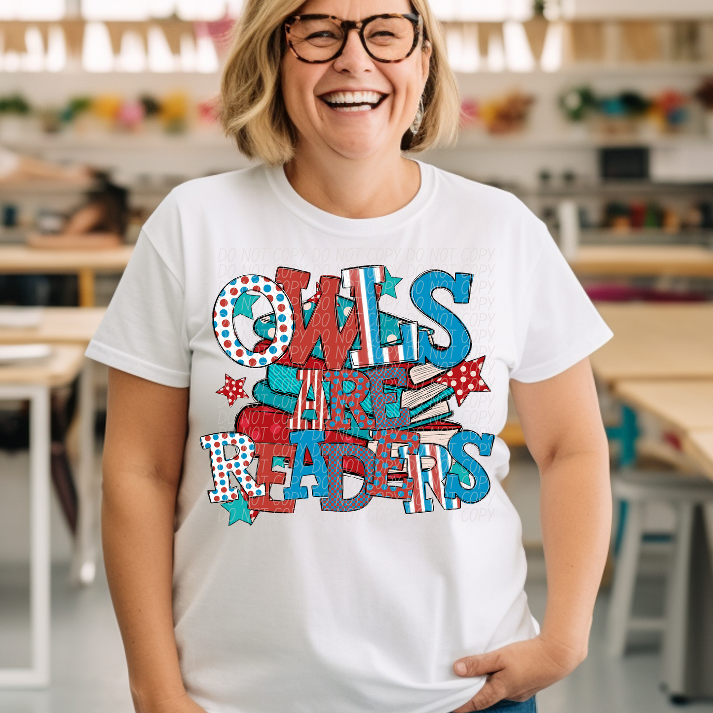 OWLS ARE READERS-DTF