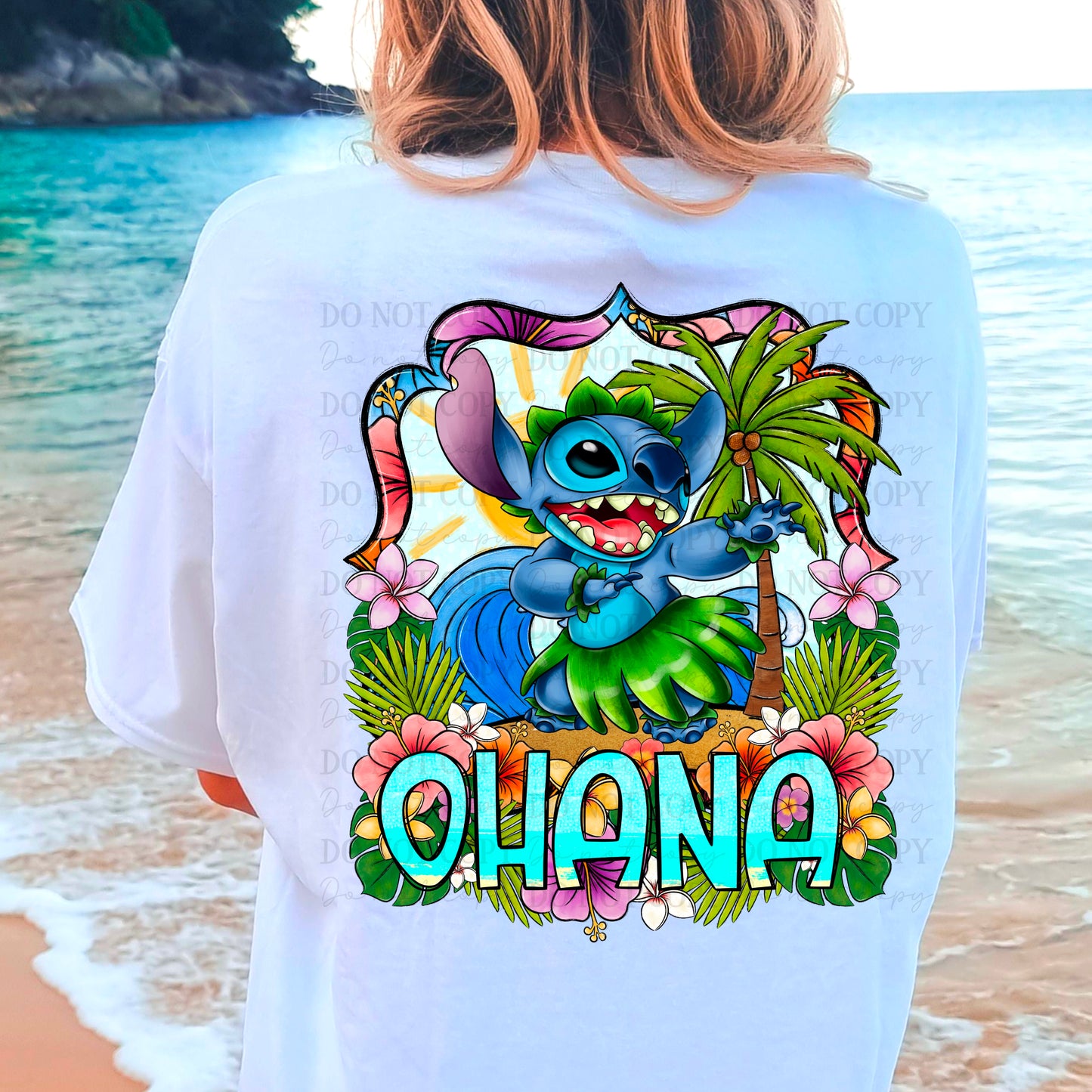 Stitch Ohana (BACK)- DTF