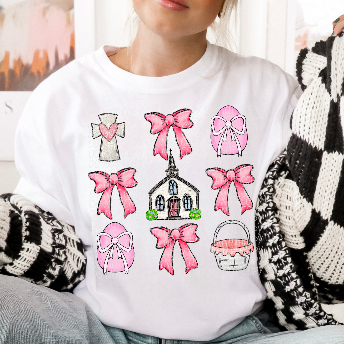 PINK CHURCH EASTER -DTF