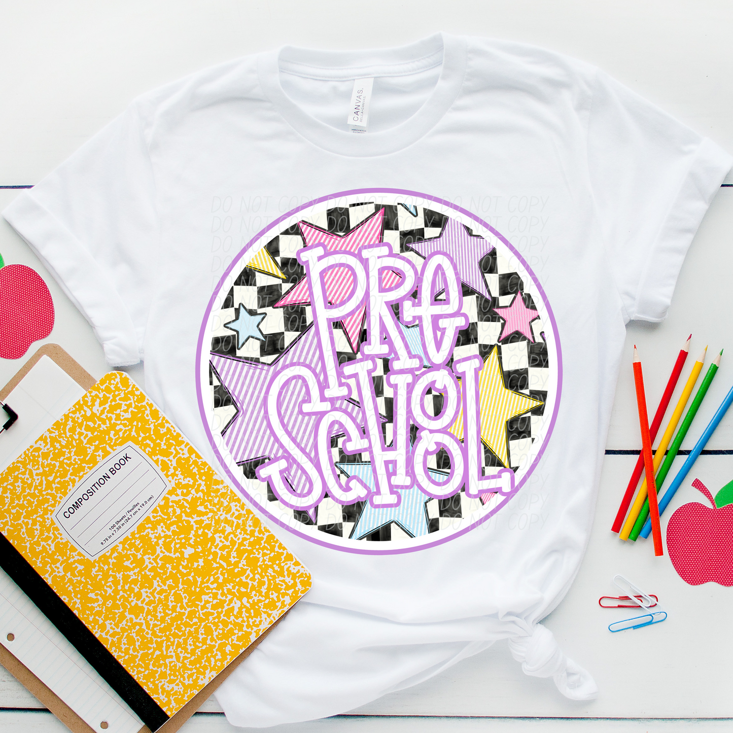 Back to school Purple (dropdown)-DTF&UV