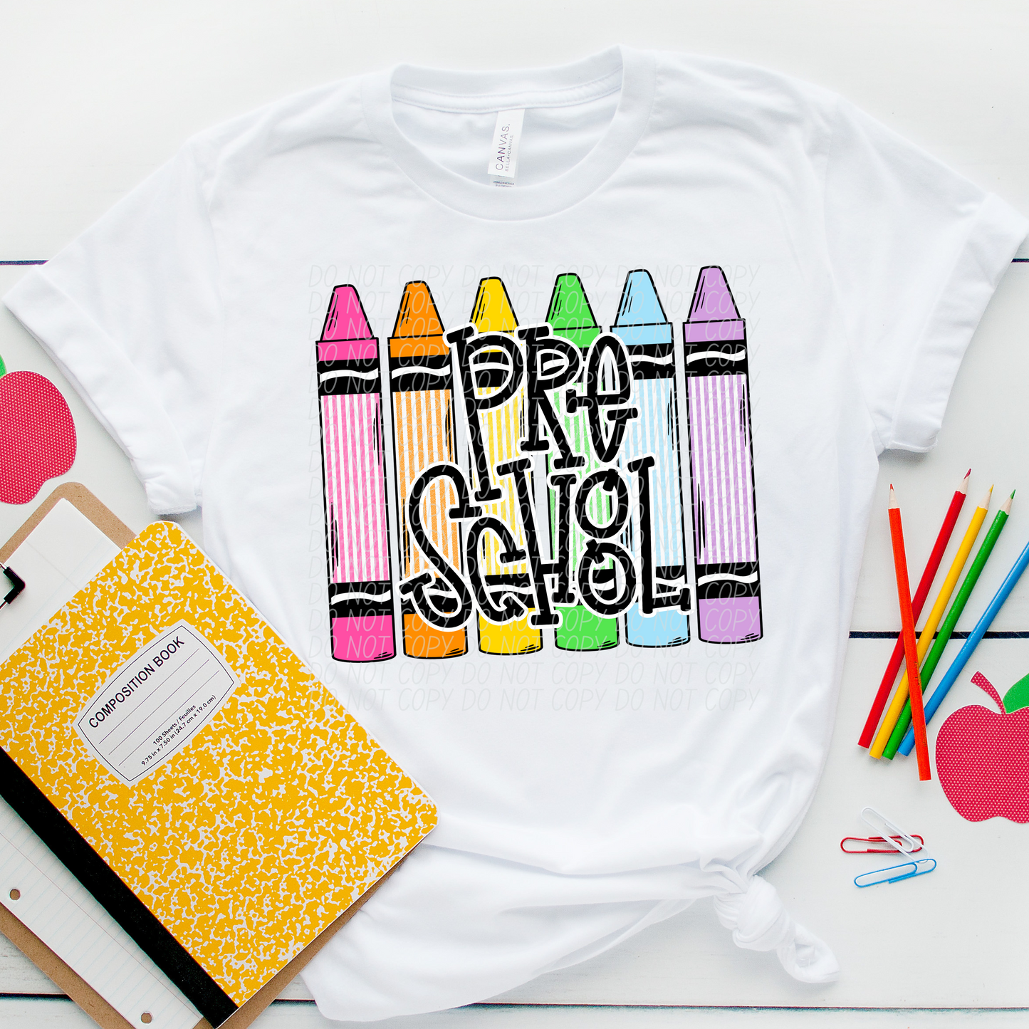 Crayon Back to school (dropdown)-DTF&UV