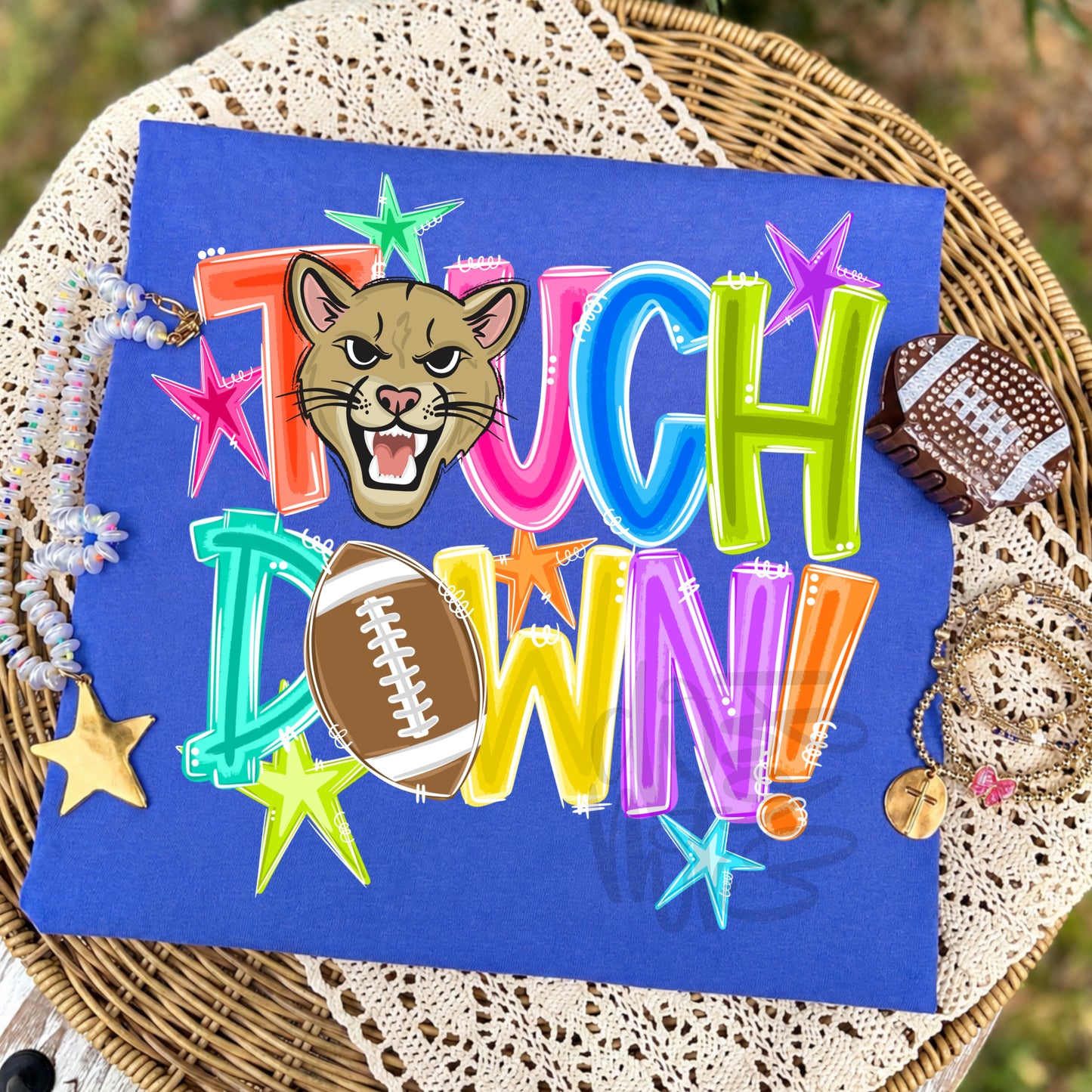 Cougars Touch Down-DTF&UV