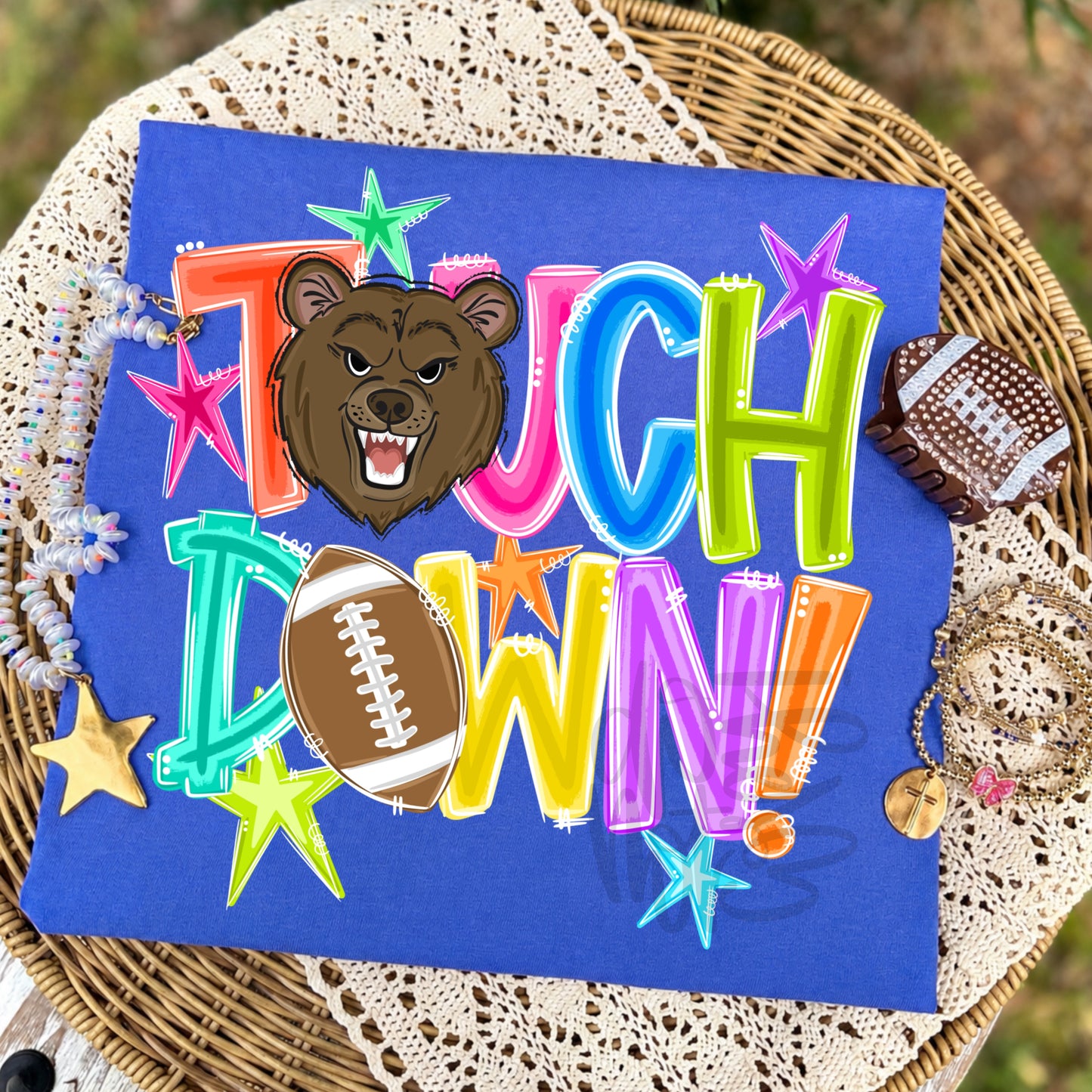 Bear Touch Down-DTF&UV