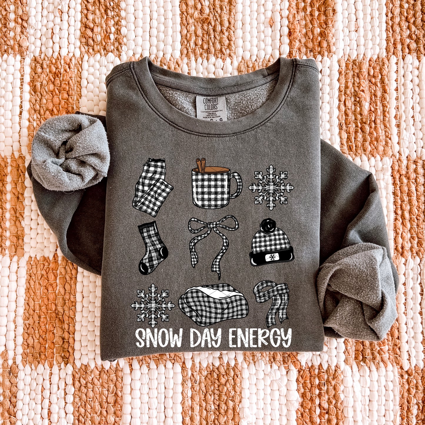 Plaid Snow Day Energy -DTF&UV