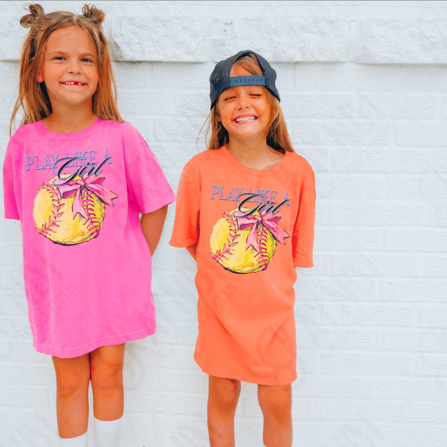 Play Like a Girl Softball -DTF&UV