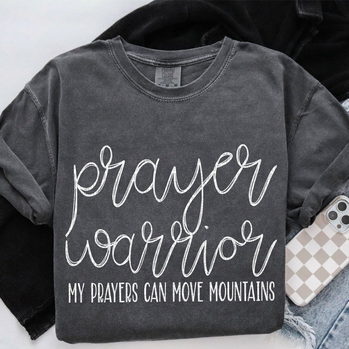 Prayer Warrior(white)-DTF