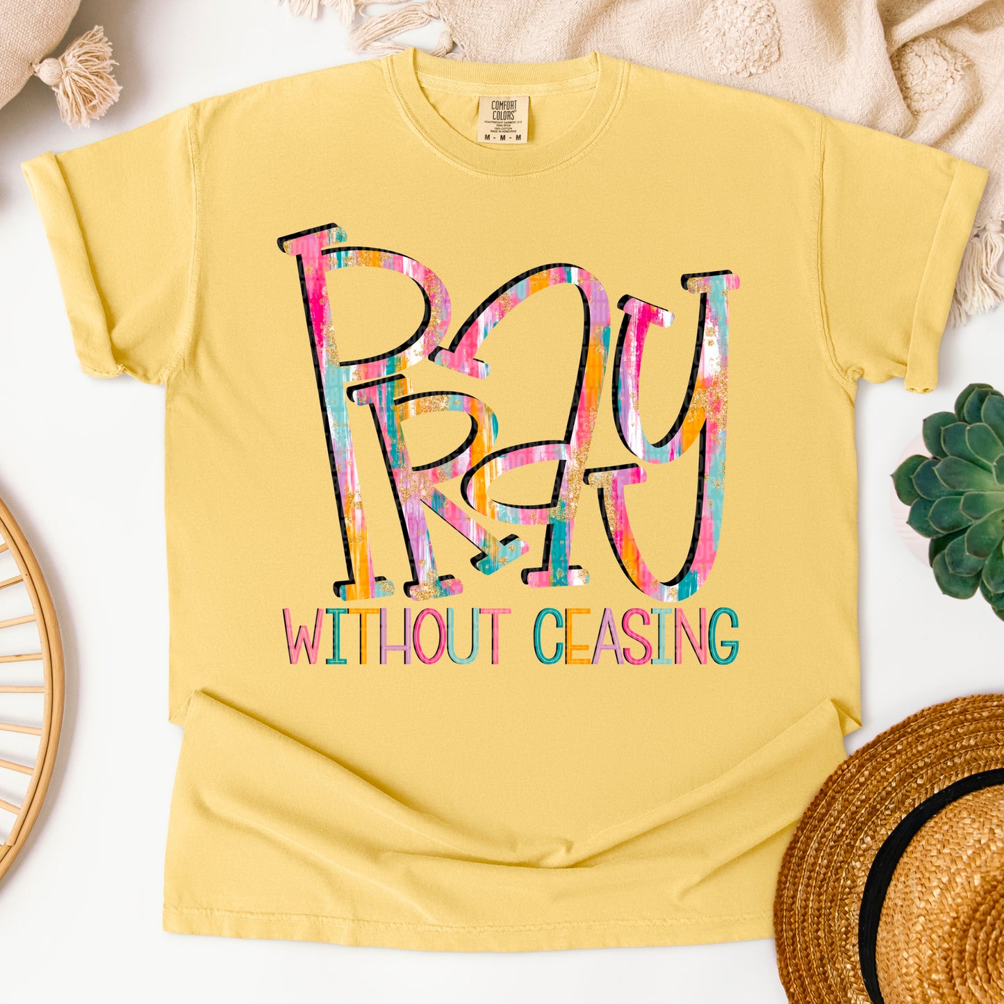 Pray without ceasing-DTF&UV