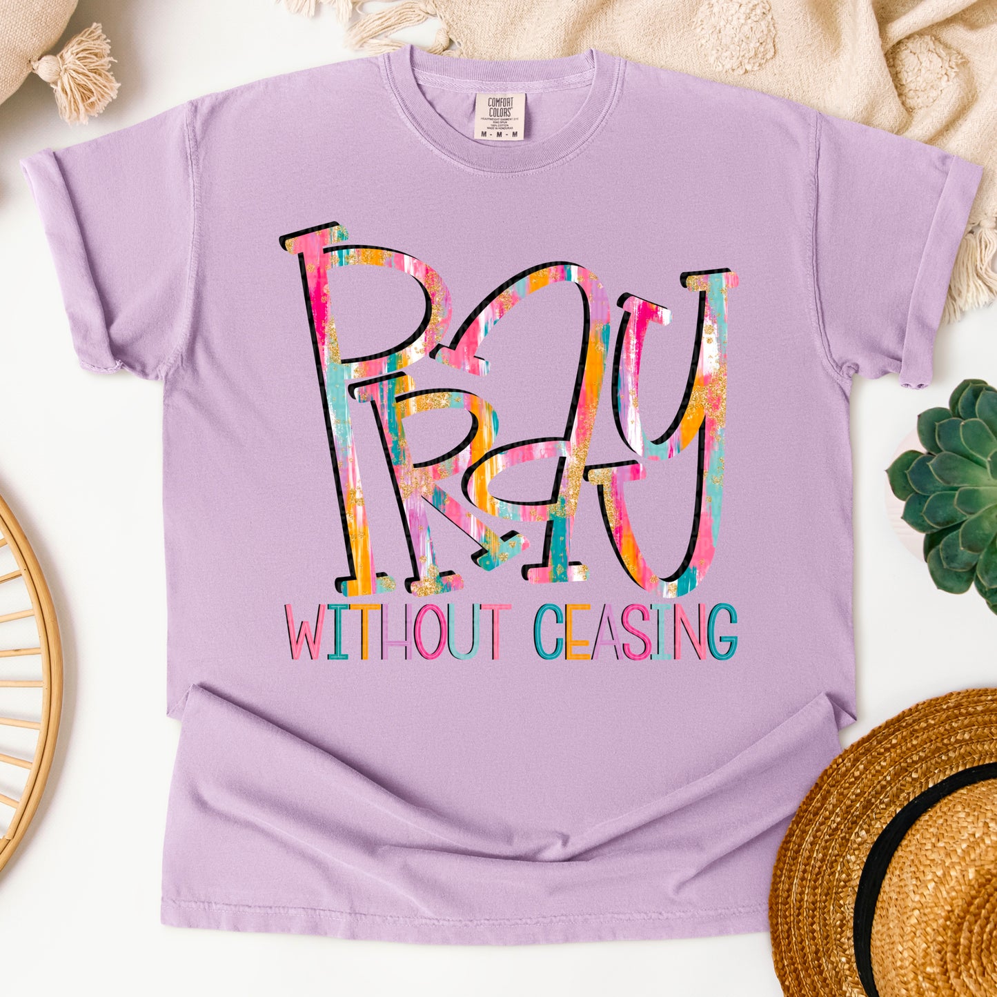 Pray without ceasing-DTF&UV