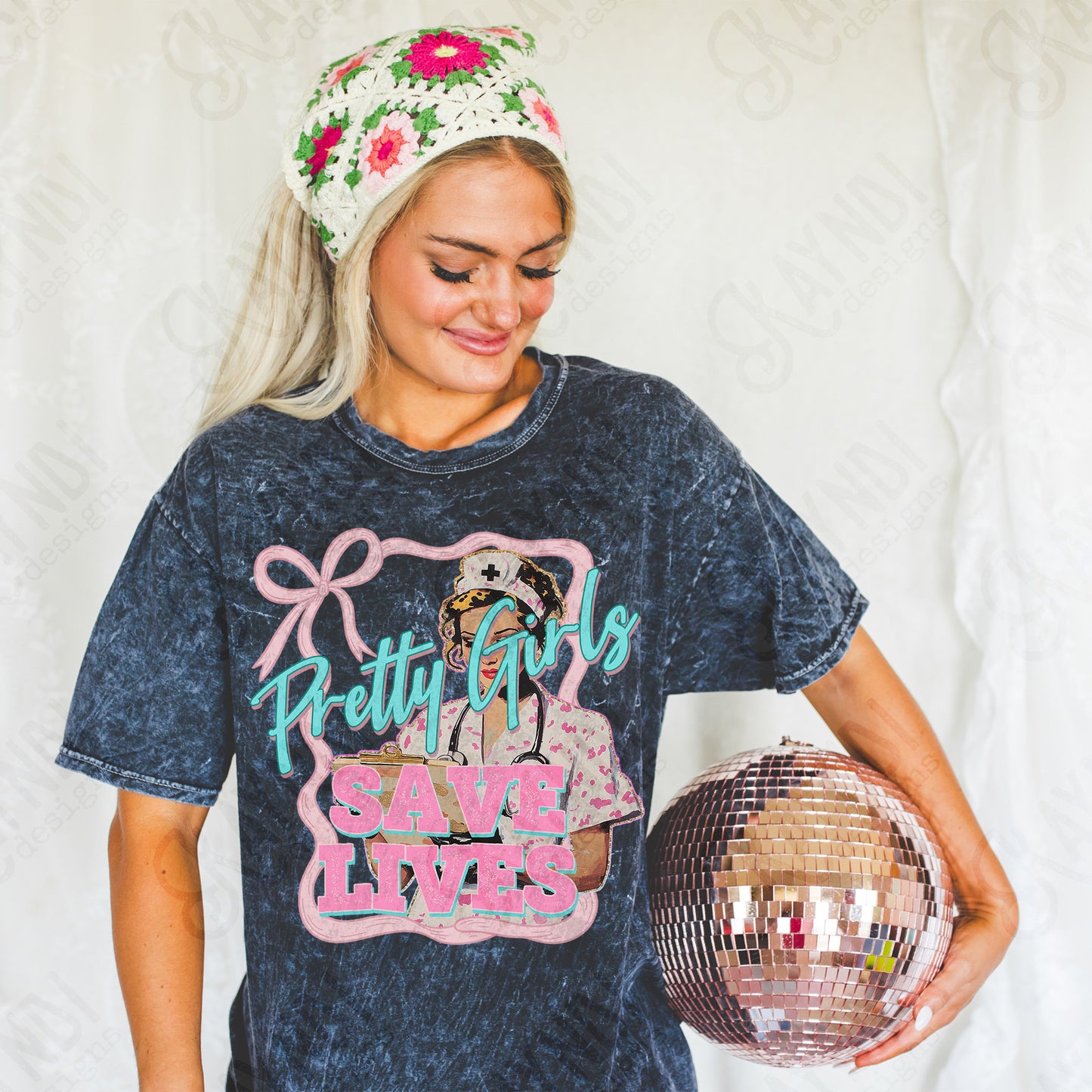 Pretty girls saves lives-DTF&UV