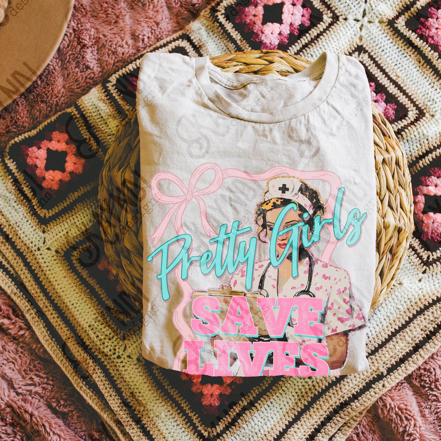 Pretty girls saves lives-DTF&UV