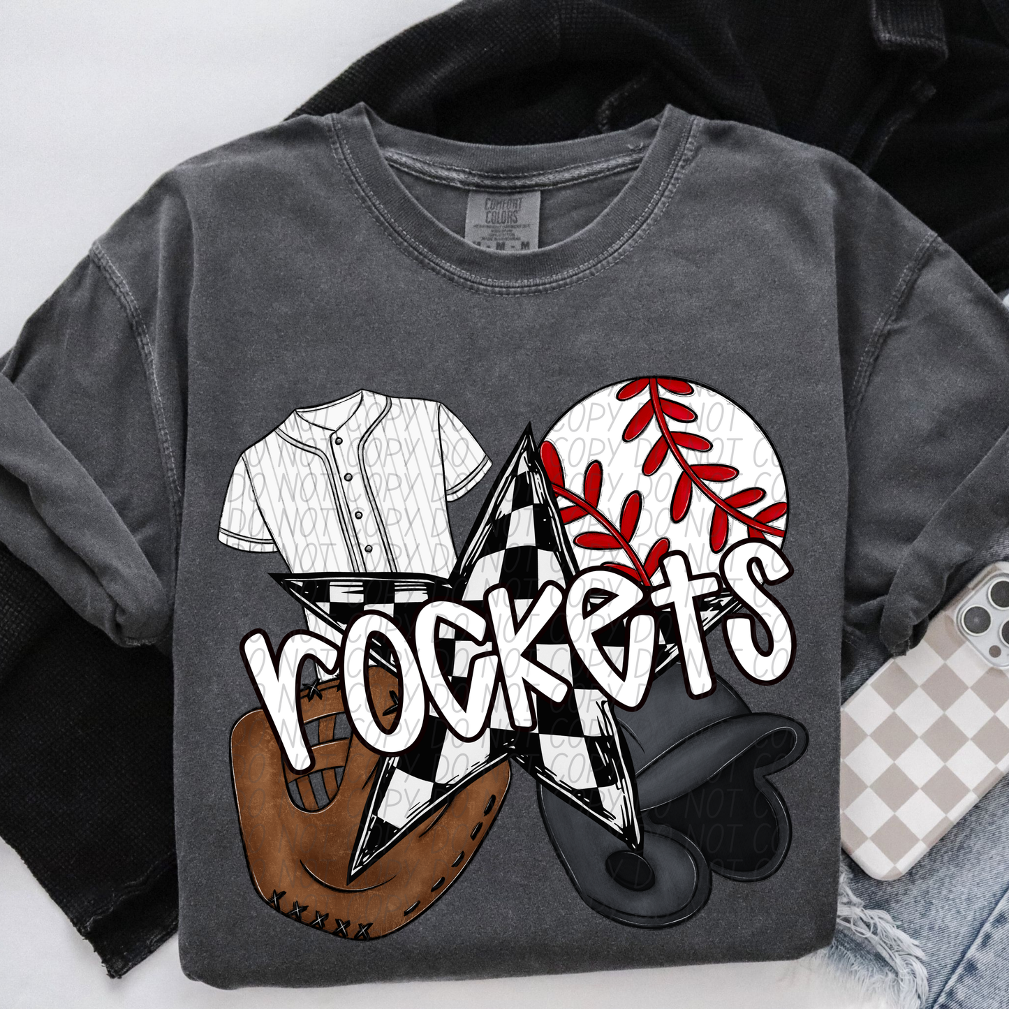 Baseball Mascots (Dropdown)-DTF