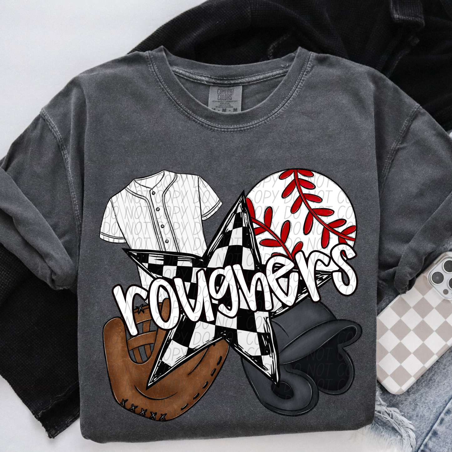 Baseball Mascots (Dropdown)-DTF