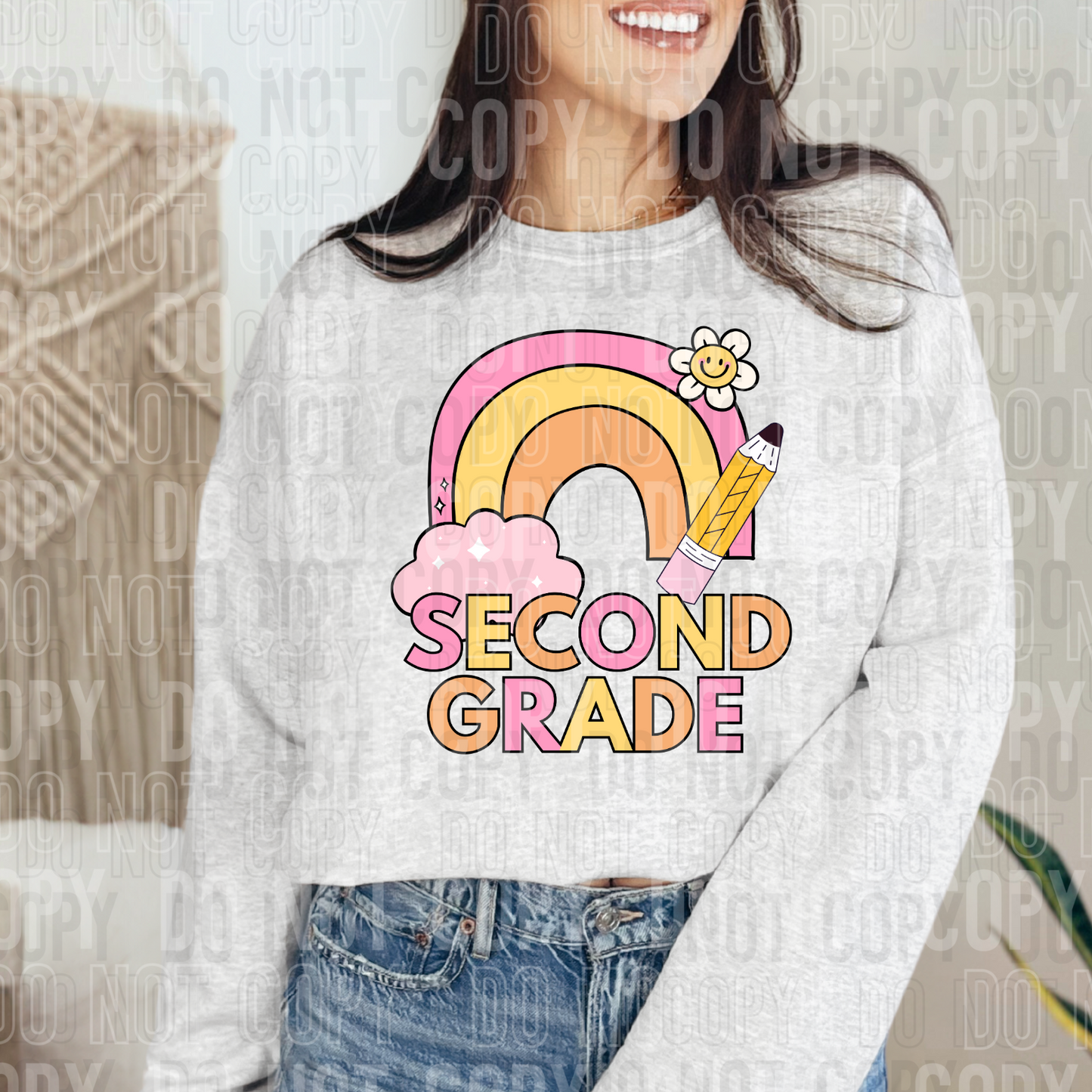Second grade rainbow-DTF