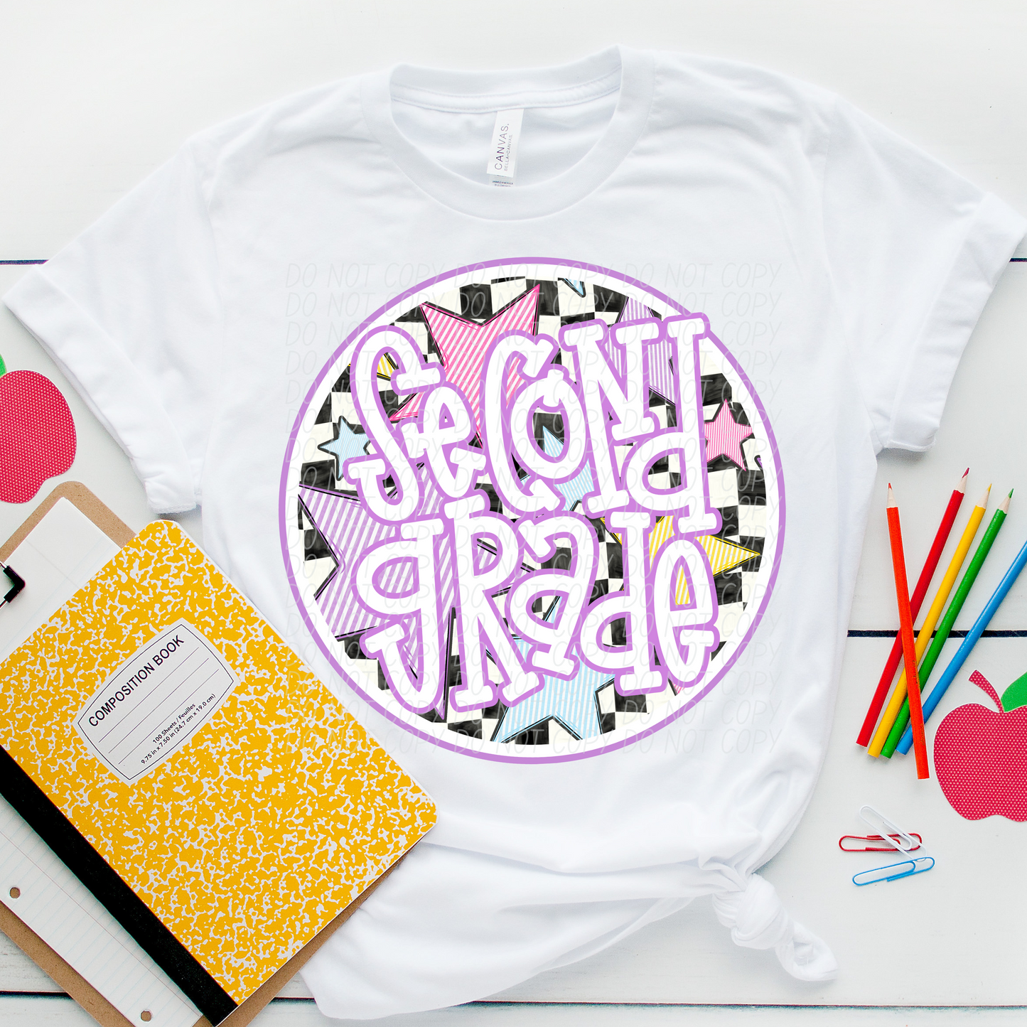Back to school Purple (dropdown)-DTF&UV