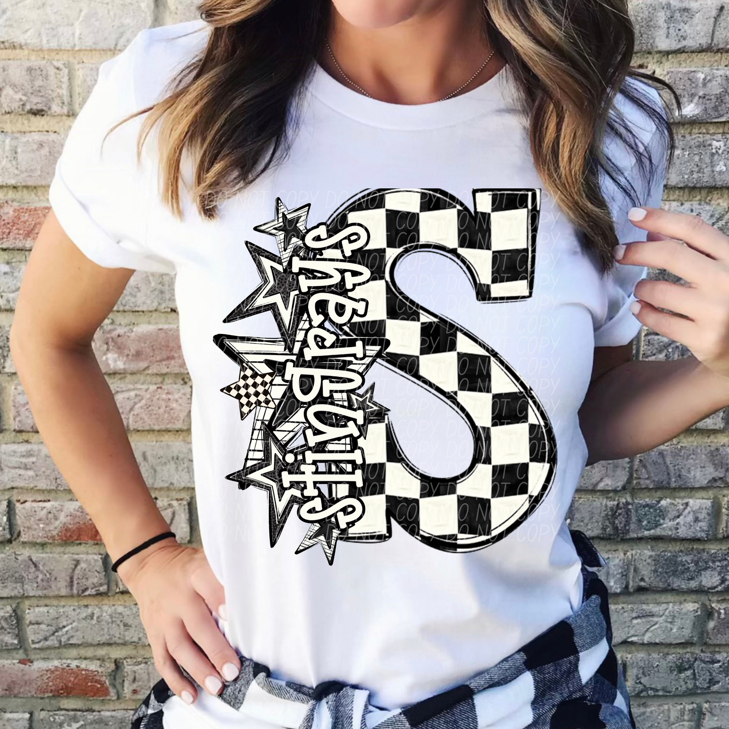 BW Checker star mascots (dropdown)- DTF&UV