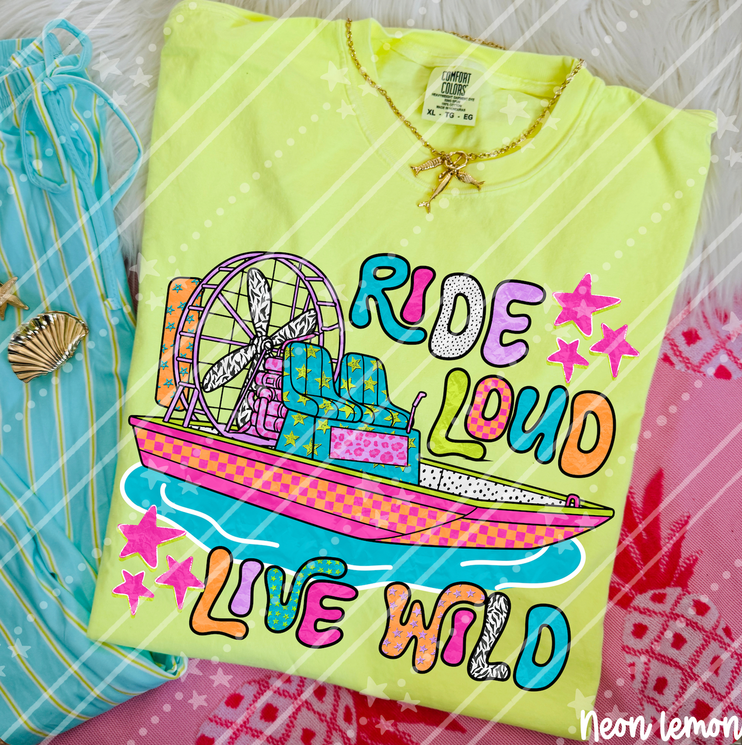 Ride loud live wild- DTF&UV