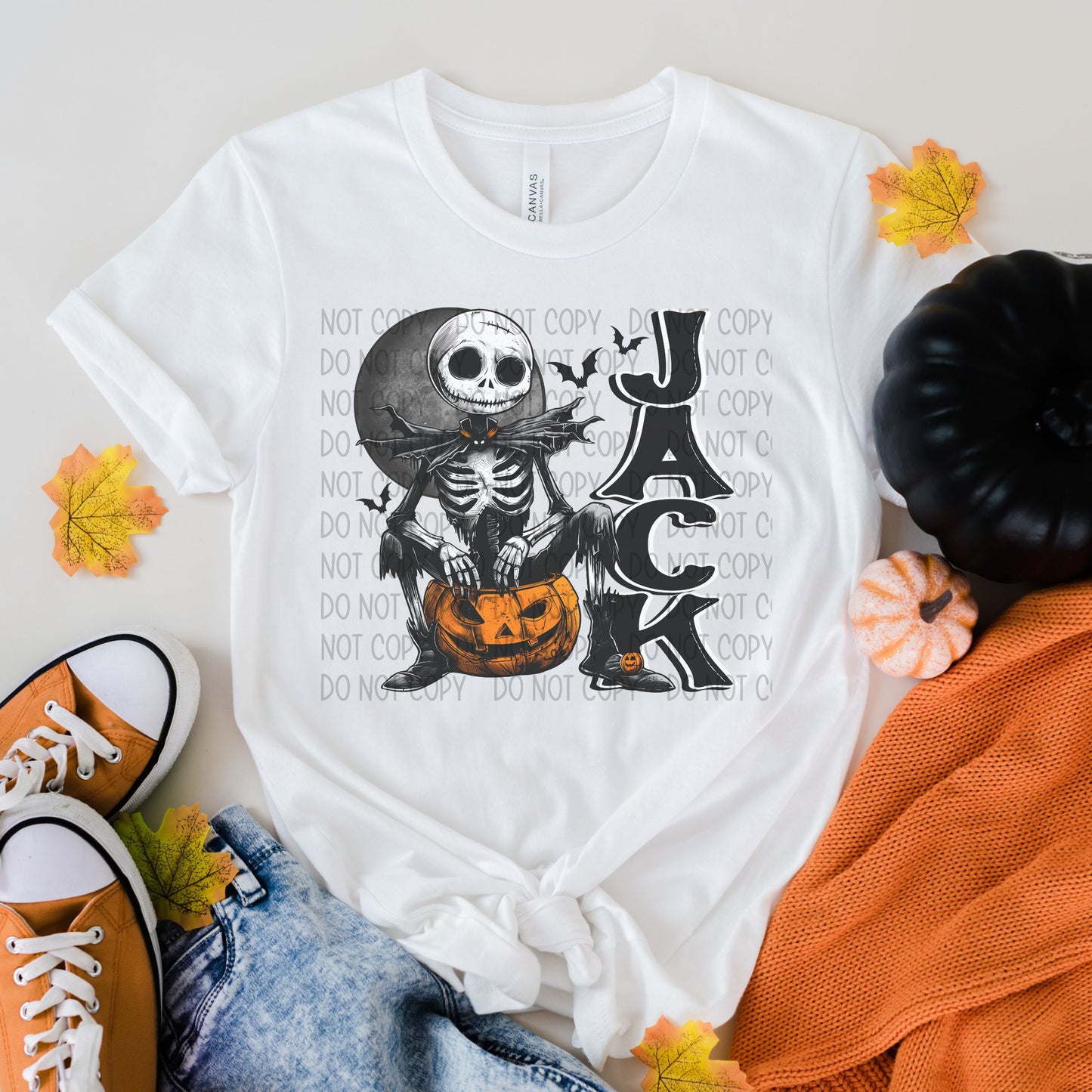 Skeleton Jackolantern-dtf