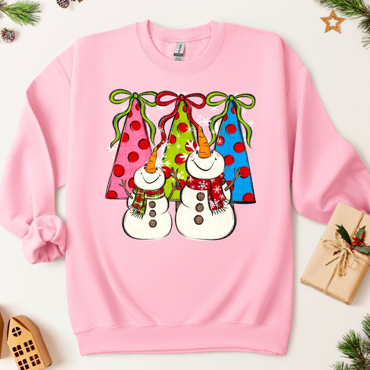 Snowman Christmas tree-DTF&UV
