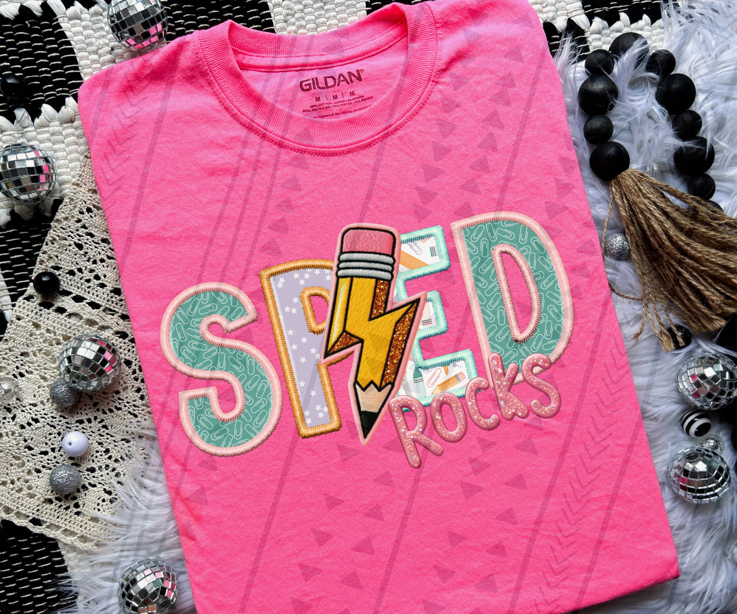 Sped Rocks (Pink)-DTF