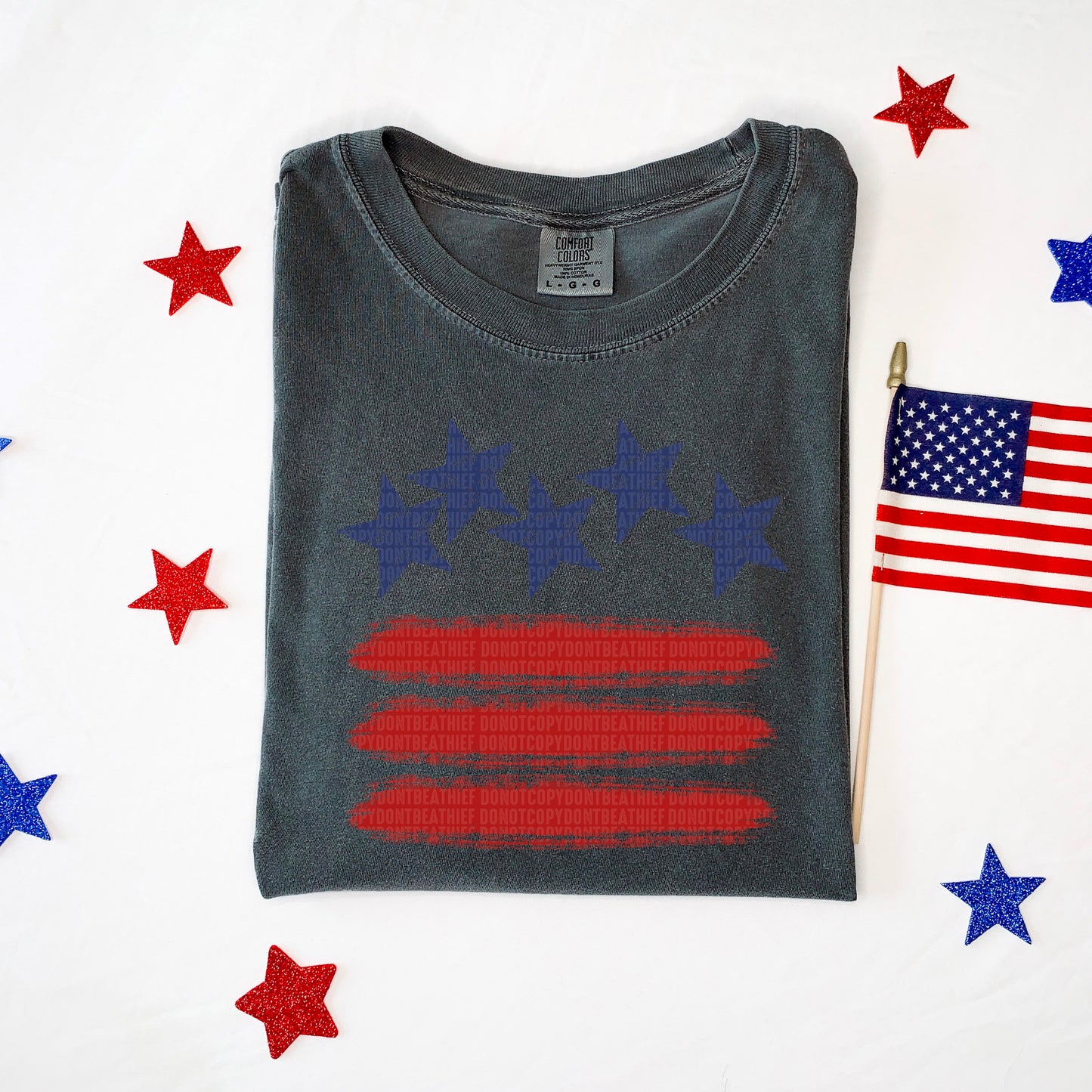 Stars Stripes- DTF&UV