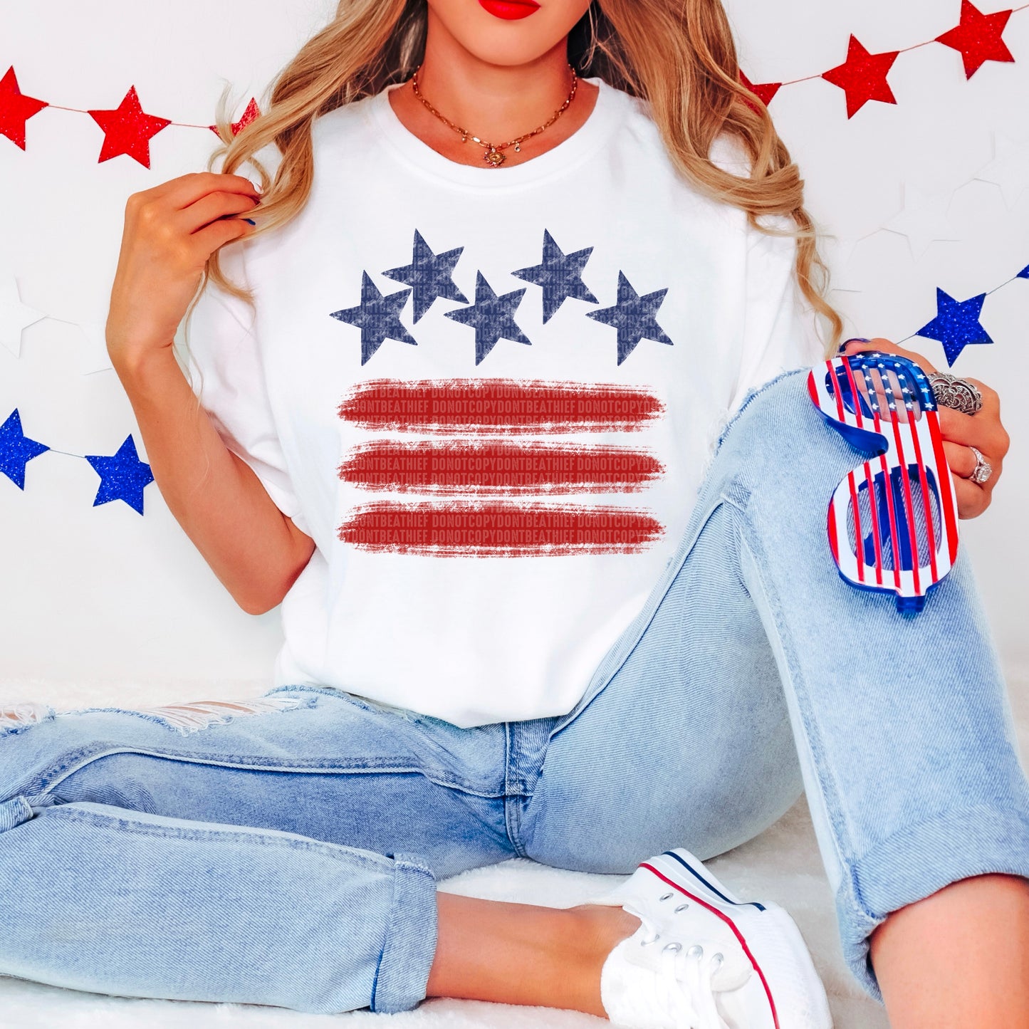 Stars Stripes- DTF&UV
