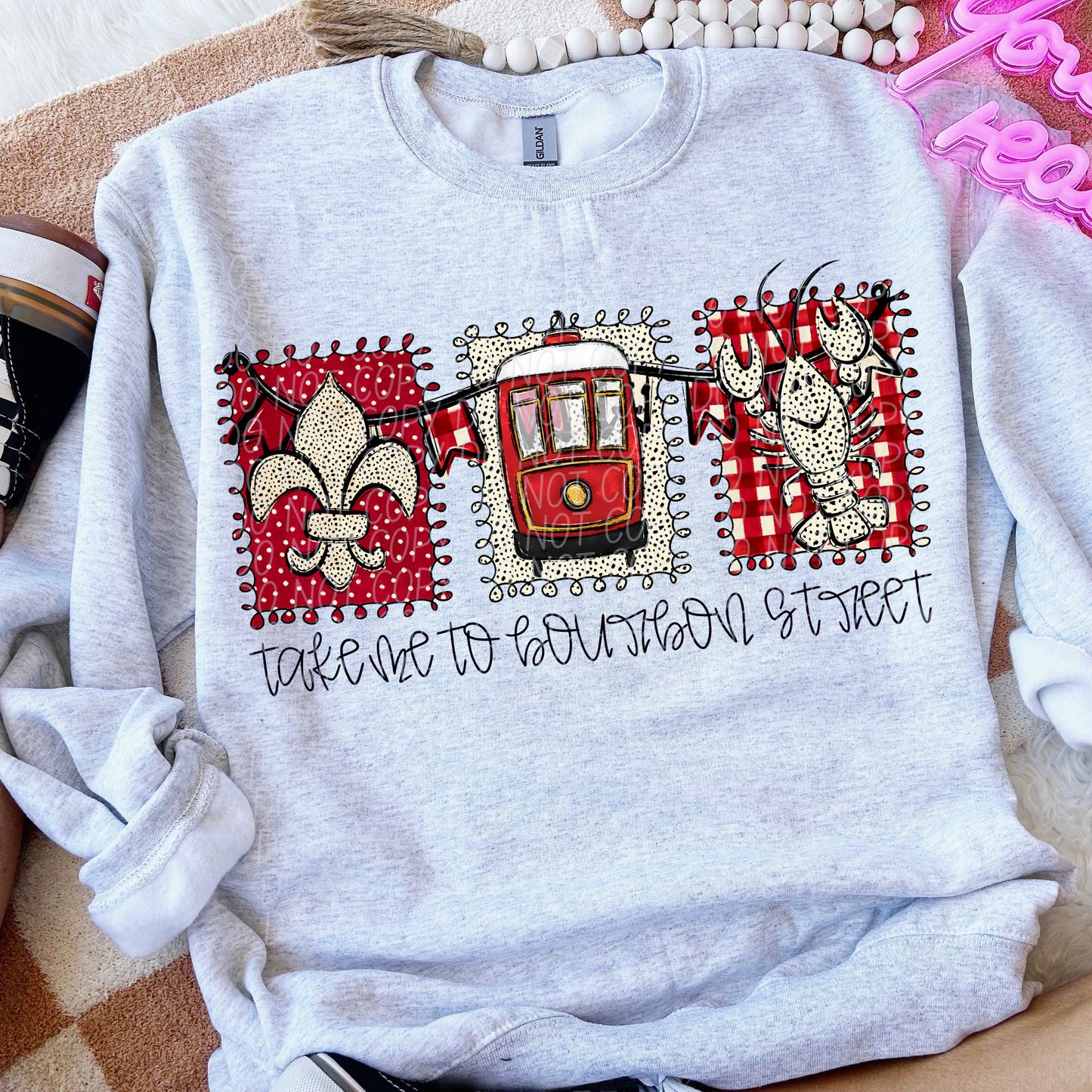 Take me to bourbon street- DTF&UV