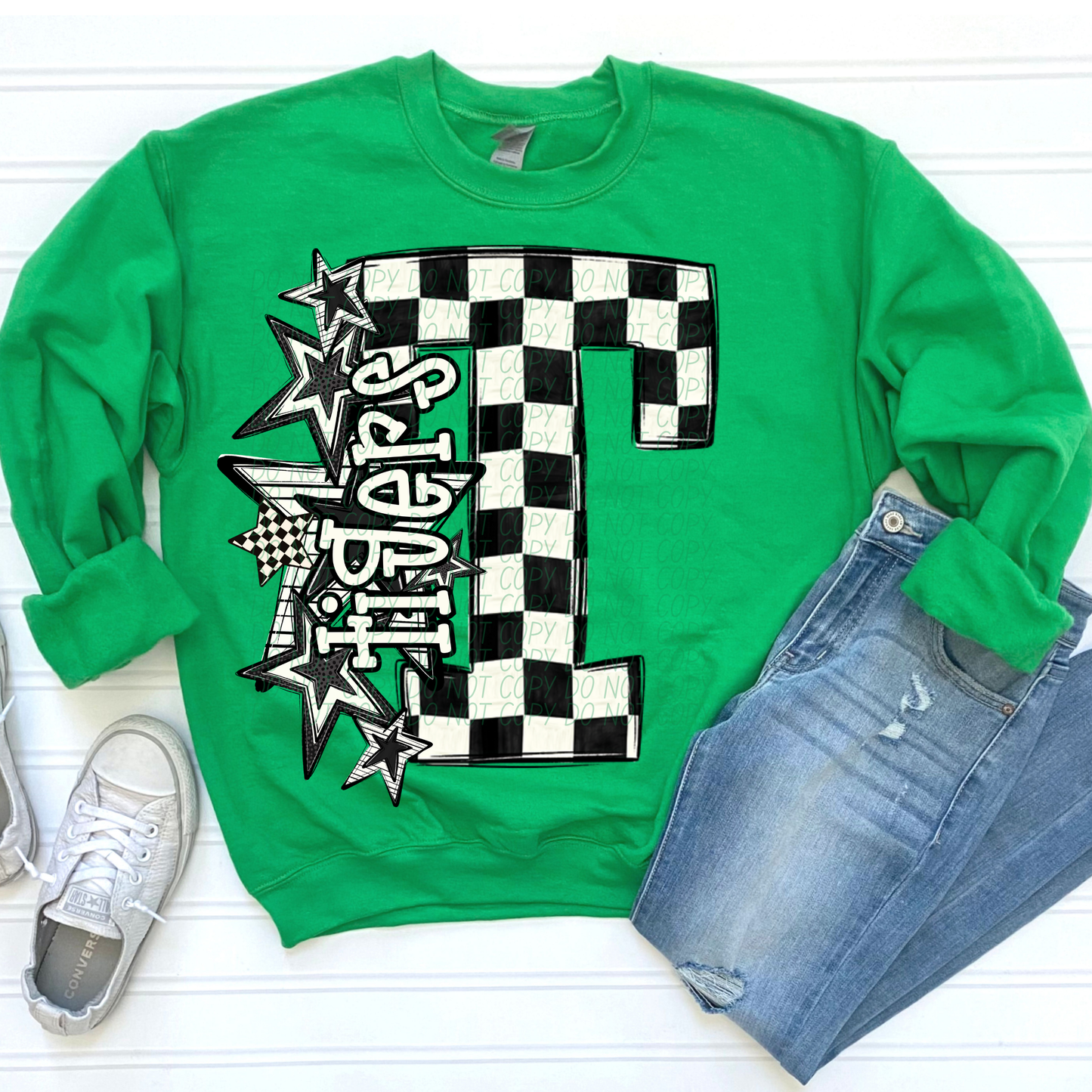BW Checker star mascots (dropdown)- DTF&UV
