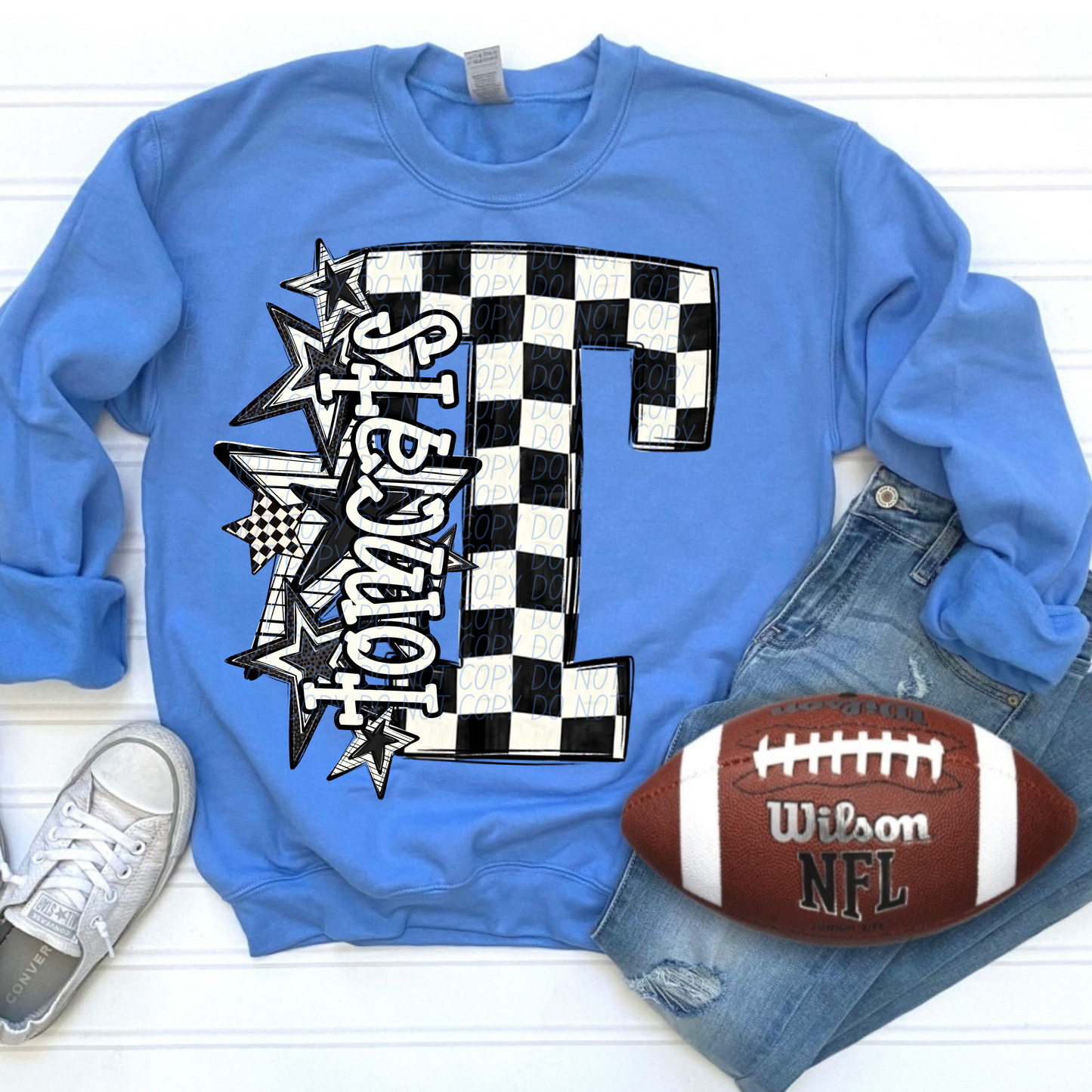 BW Checker star mascots (dropdown)- DTF&UV