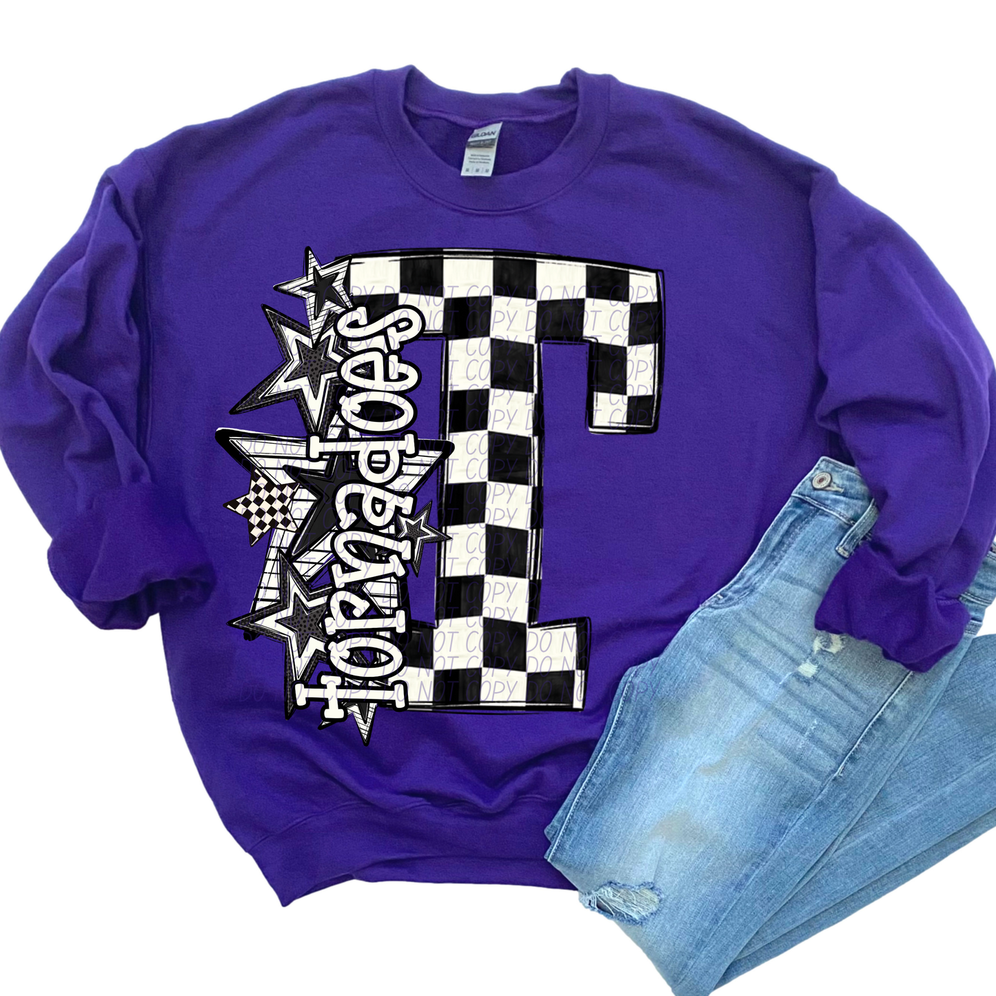 BW Checker star mascots (dropdown)- DTF&UV
