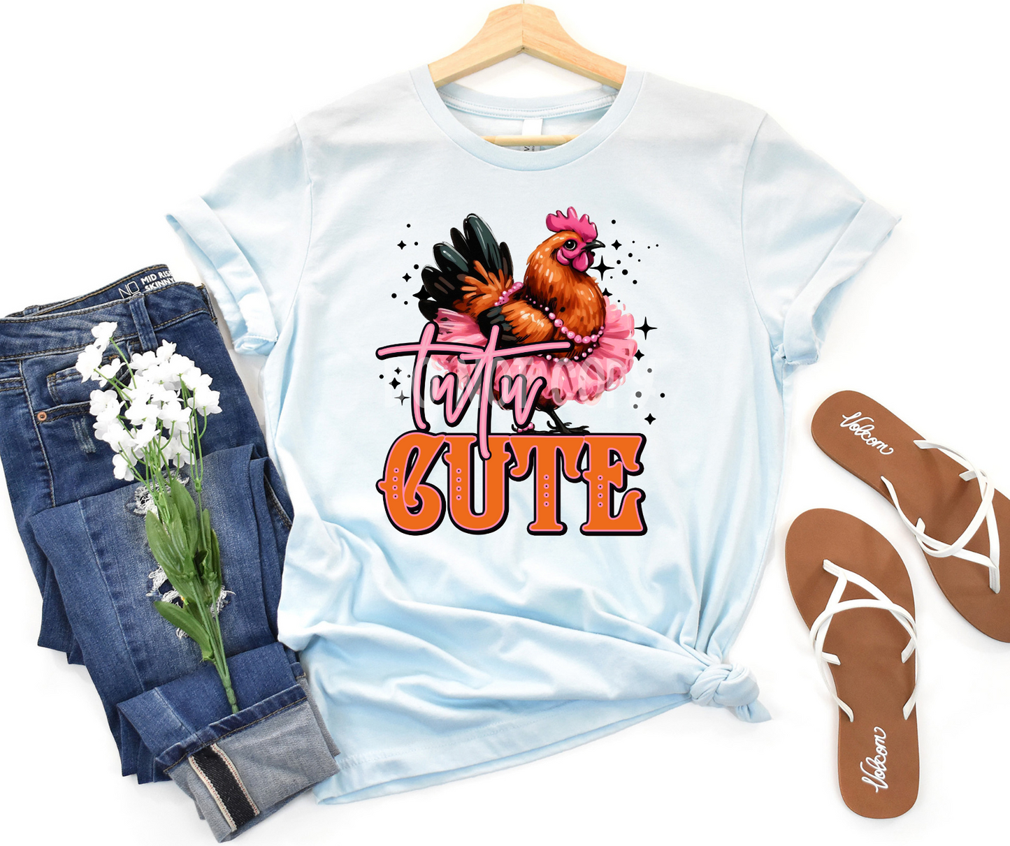 Tutu Cute Chicken-dtf