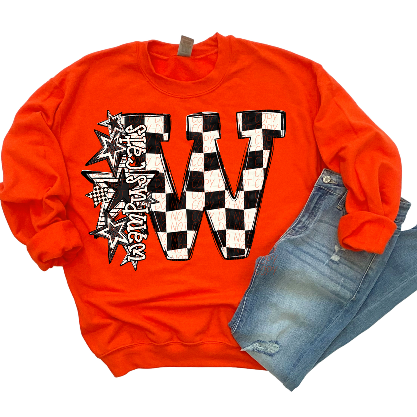 BW Checker star mascots (dropdown)- DTF&UV