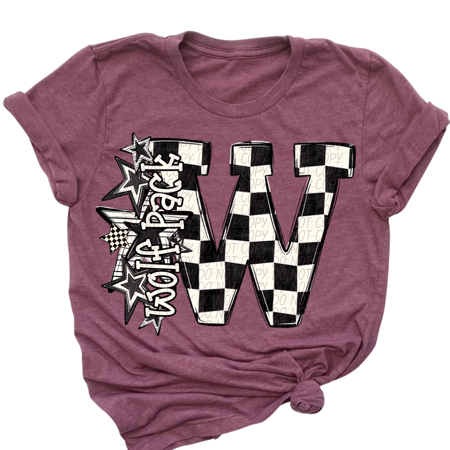 BW Checker star mascots (dropdown)- DTF&UV