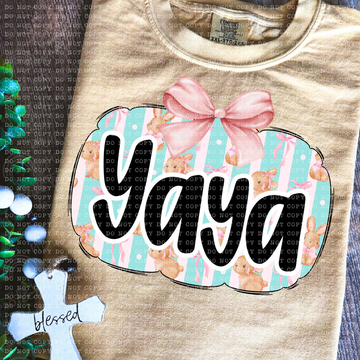 COQUETTE BUNNY NAMES(all in dropdown)-DTF