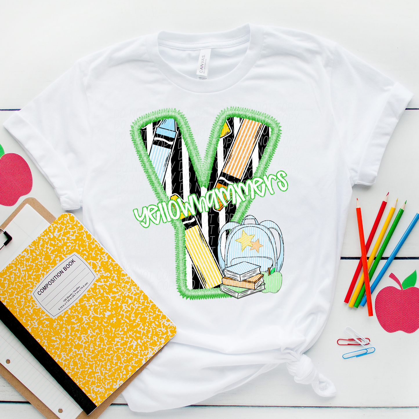 LETTER MASCOT GREEN (dropdown)-DTF&UV