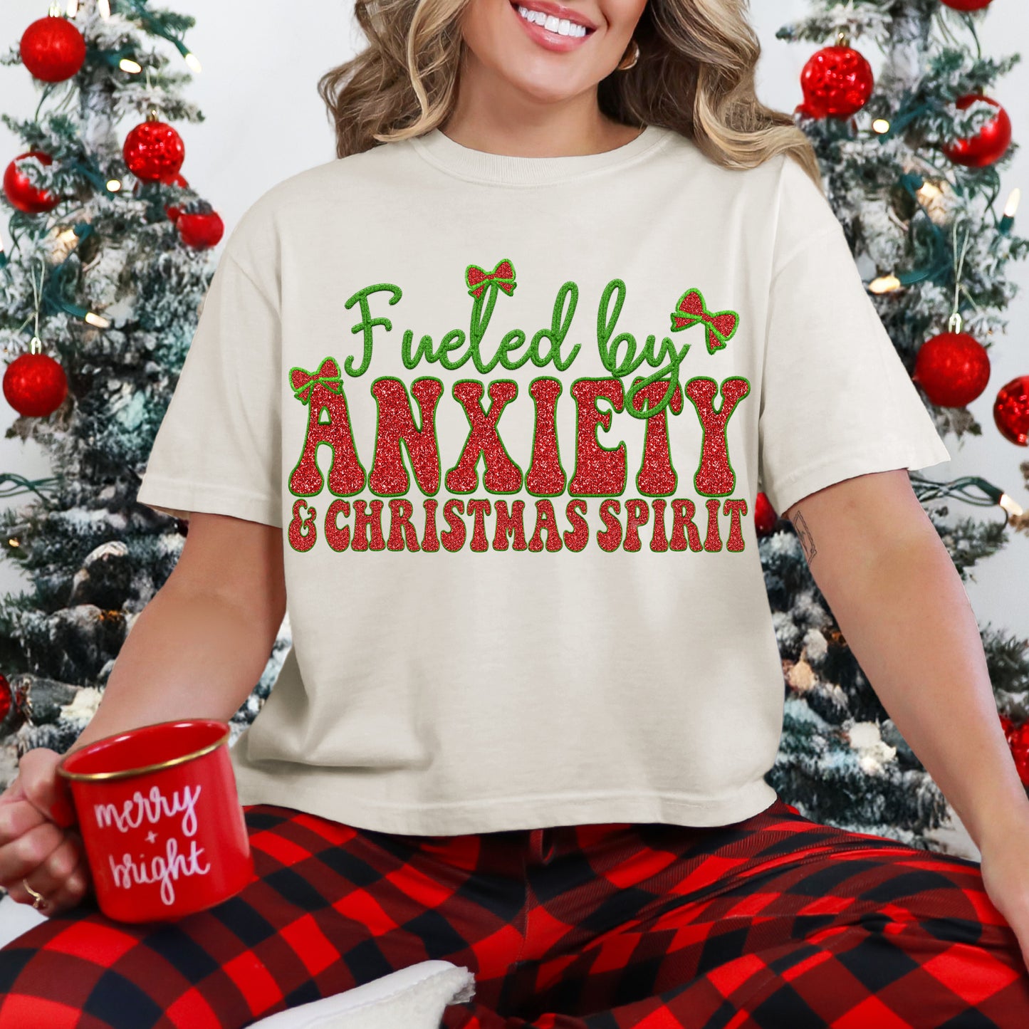 anxiety and xmas spirit-DTF