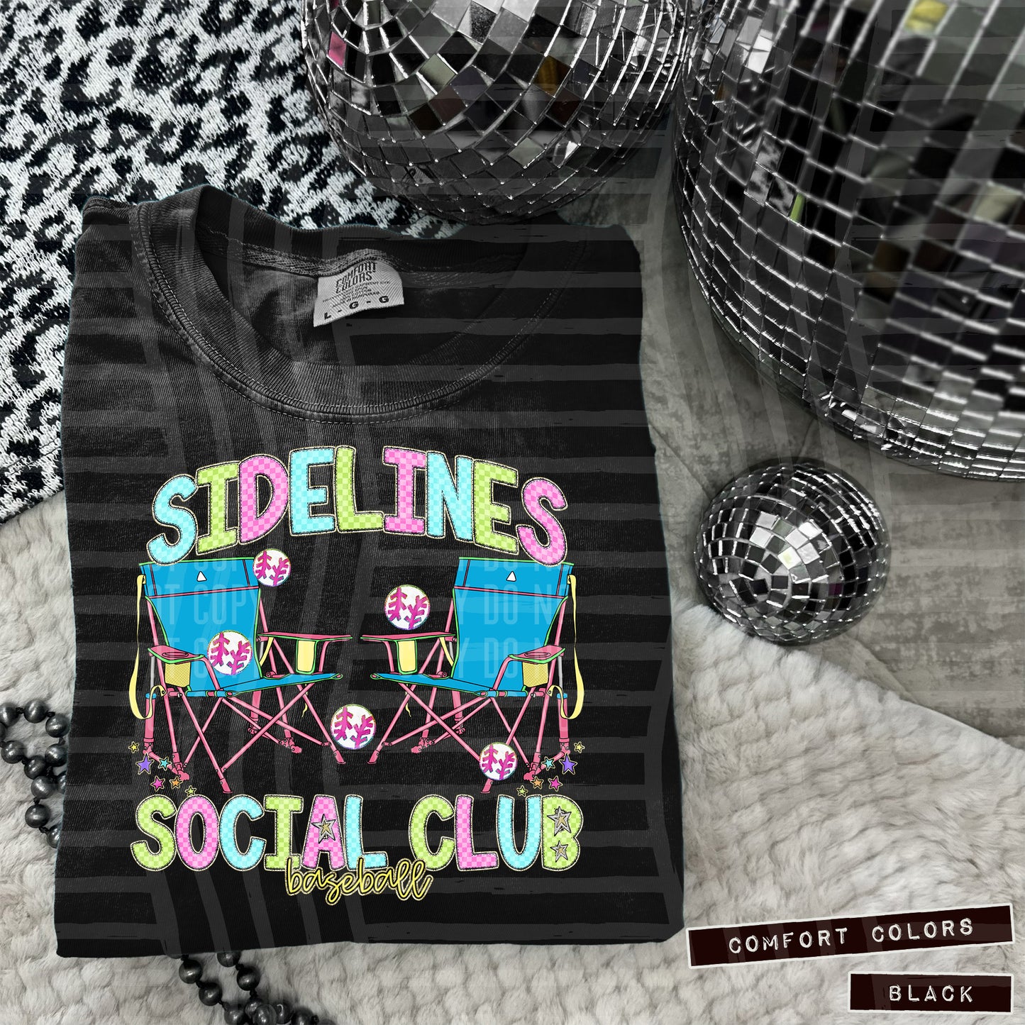 Sidelines Mama(Dropdown)-DTF