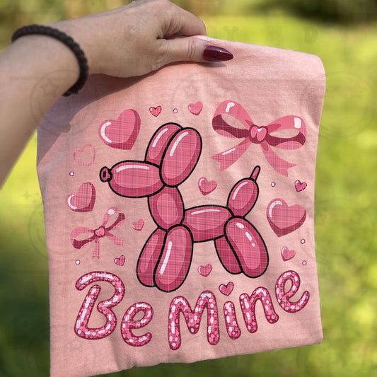 Be mine Balloon dog- DTF&UV