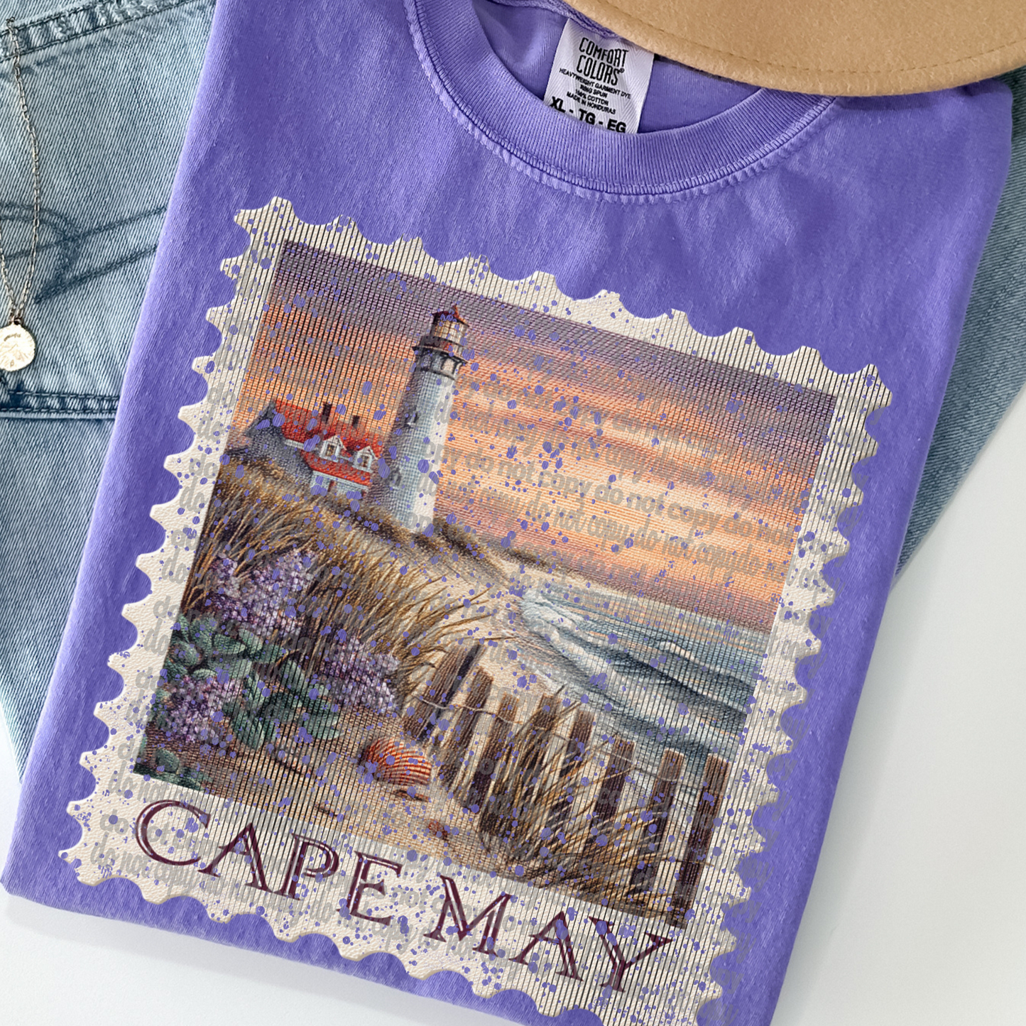 Vintage Tourist Stamps (Dropdown)-DTF