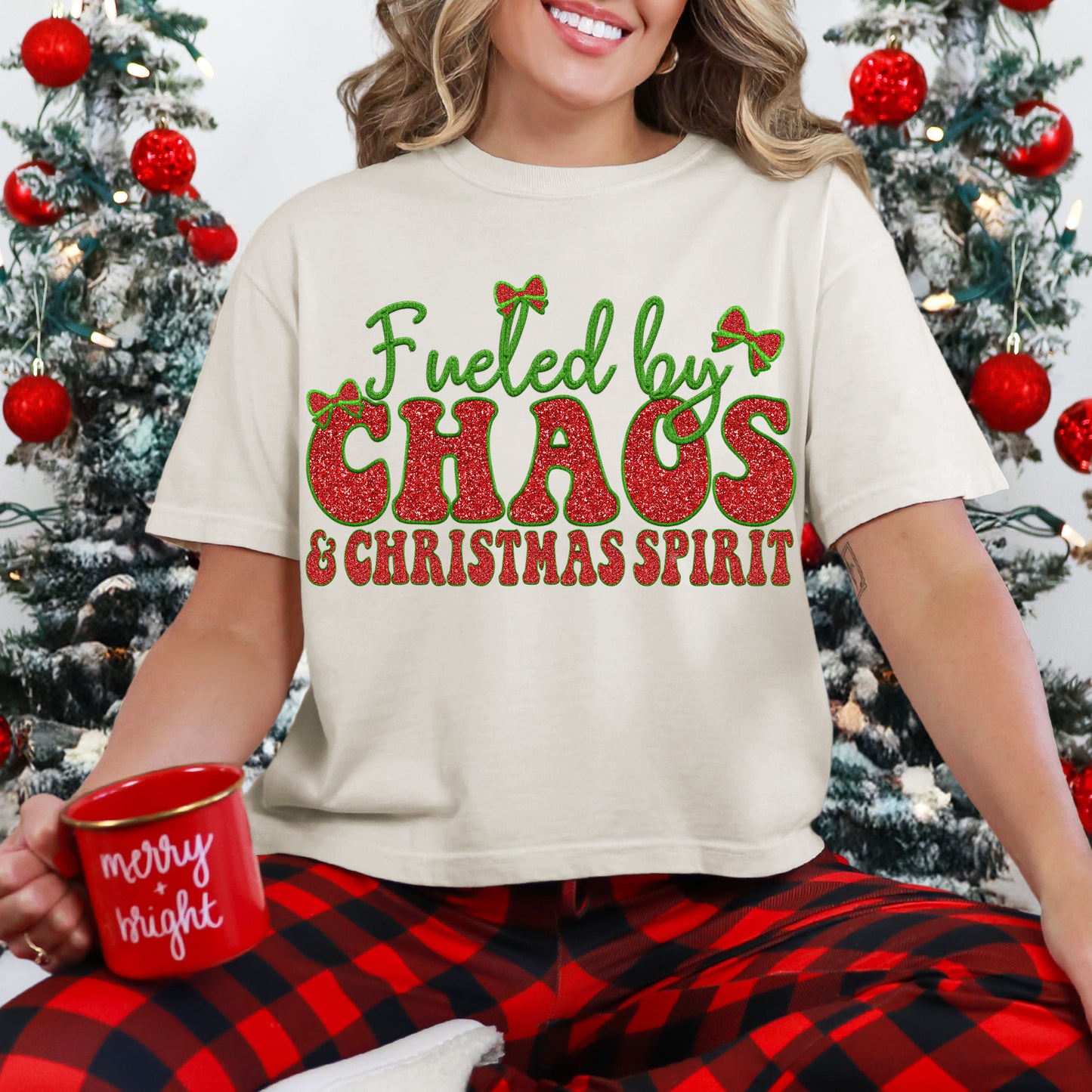 chaos and xmas spirit-DTF