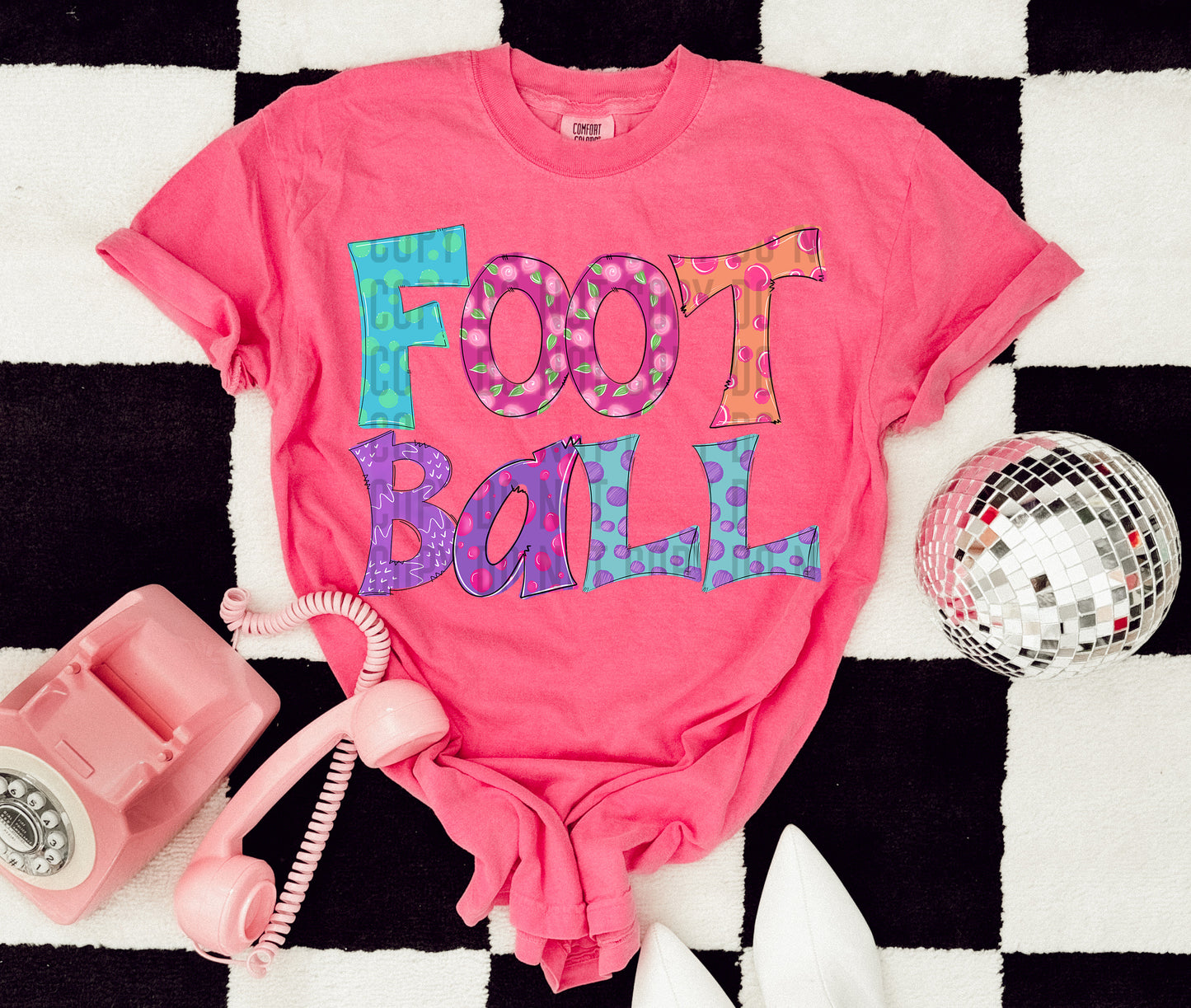 Bright doodle Sports(ALL LISTED IN THIS LISTING-DROPDOWN)-dtf
