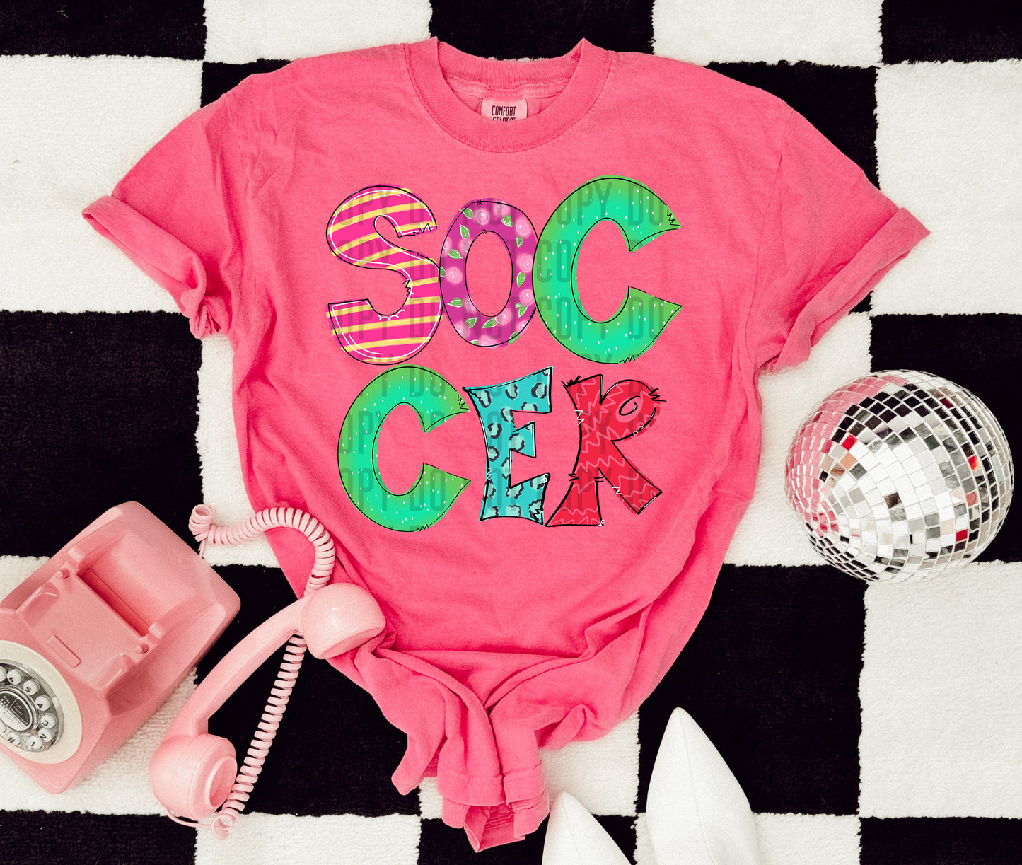 Bright doodle Sports(ALL LISTED IN THIS LISTING-DROPDOWN)-dtf